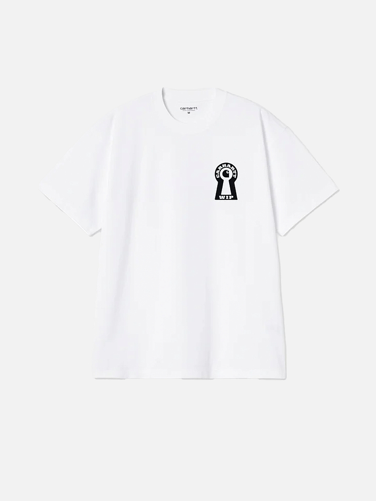 Мужская футболка Locked Tee Carhartt WIP I036230-WHITE-M