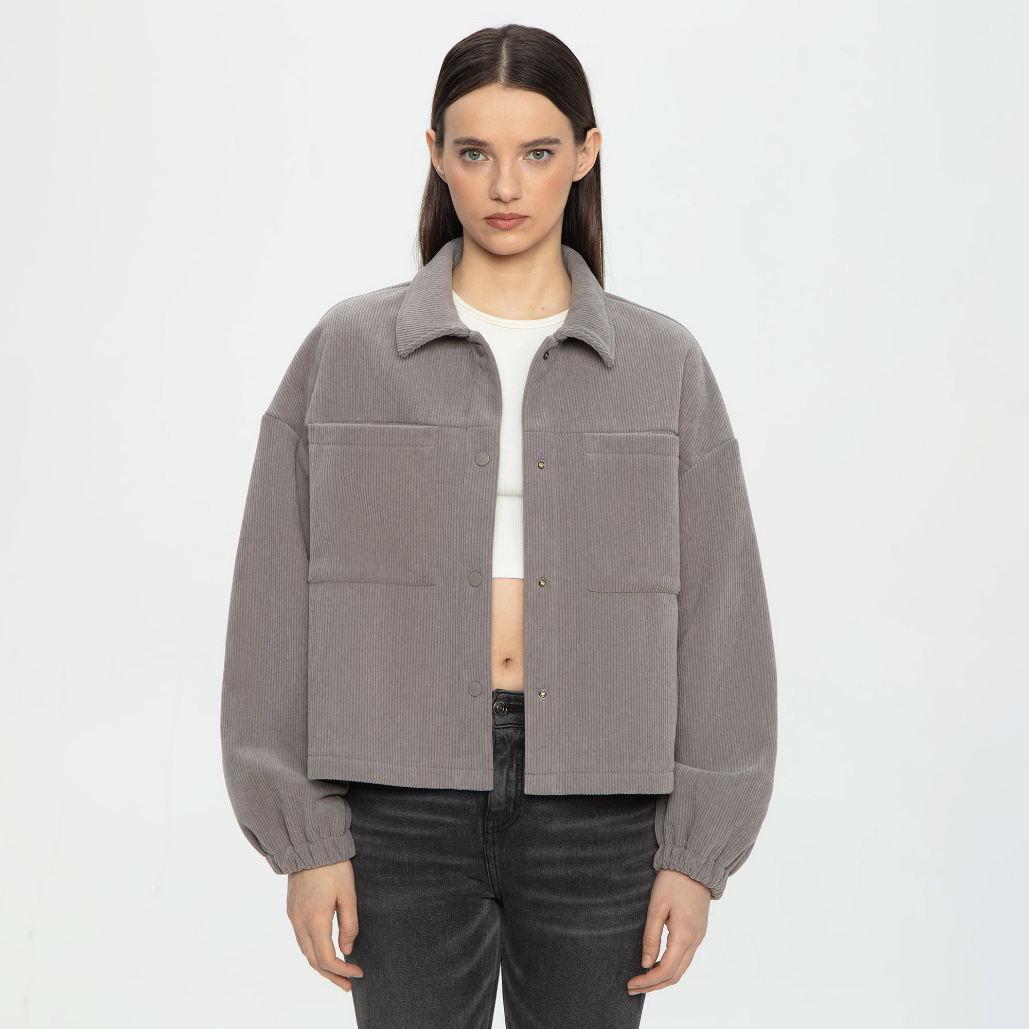 Женская куртка Corduroy Woven Jacket STREETBEAT SBW-JKT0022-902-XS