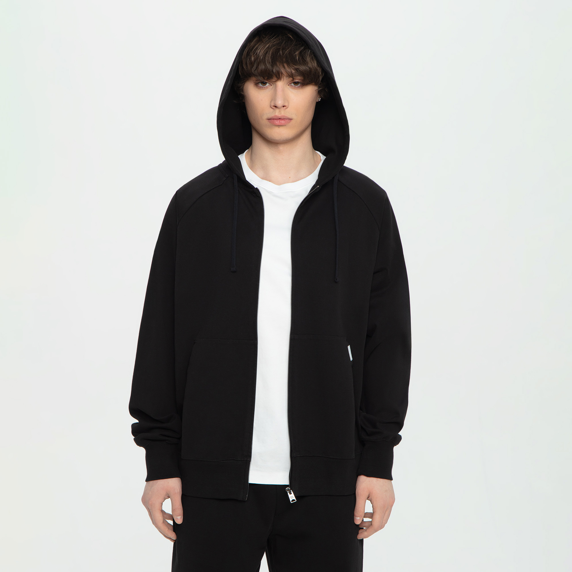 Мужская толстовка Full Zip Light Jersey Hoodie STREETBEAT SBM-HDFZ0019-001-S