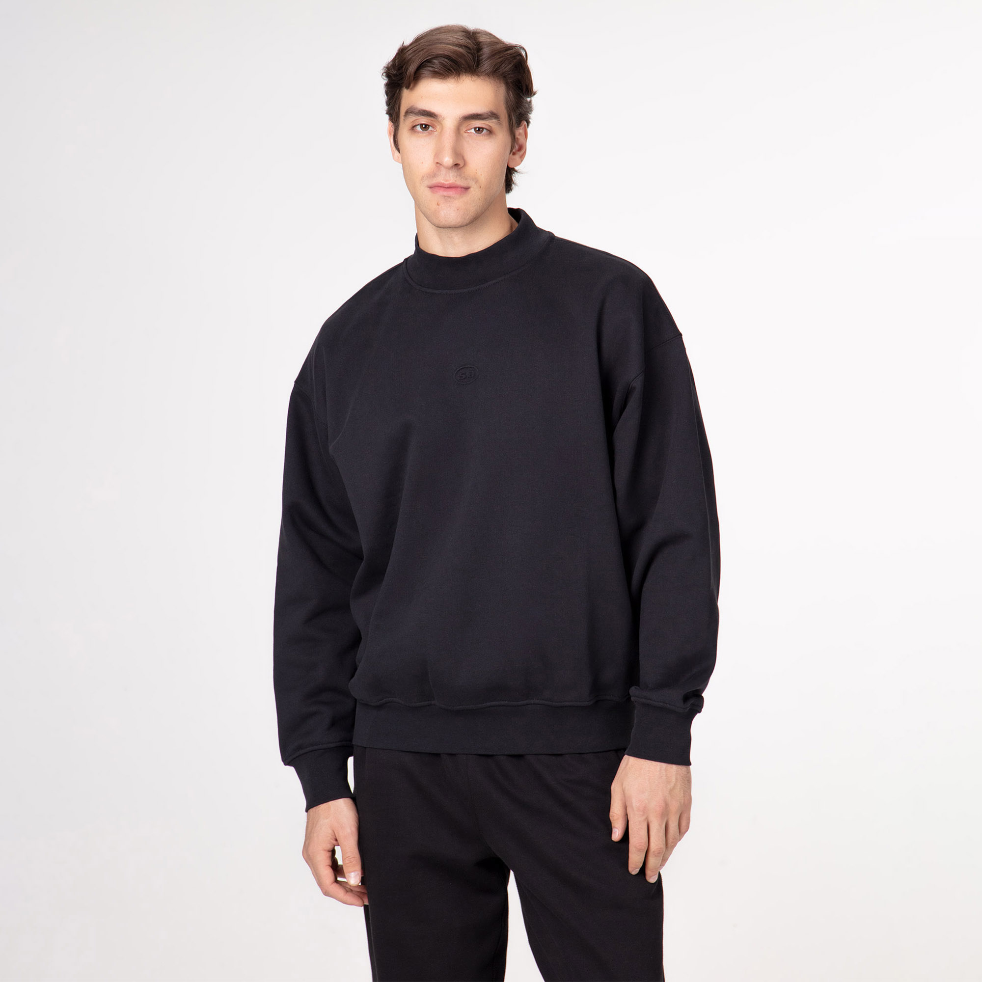 Мужской свитшот Street Beat Hight Neck Crew Fleece STREETBEAT SBM-CRW0001-091-S