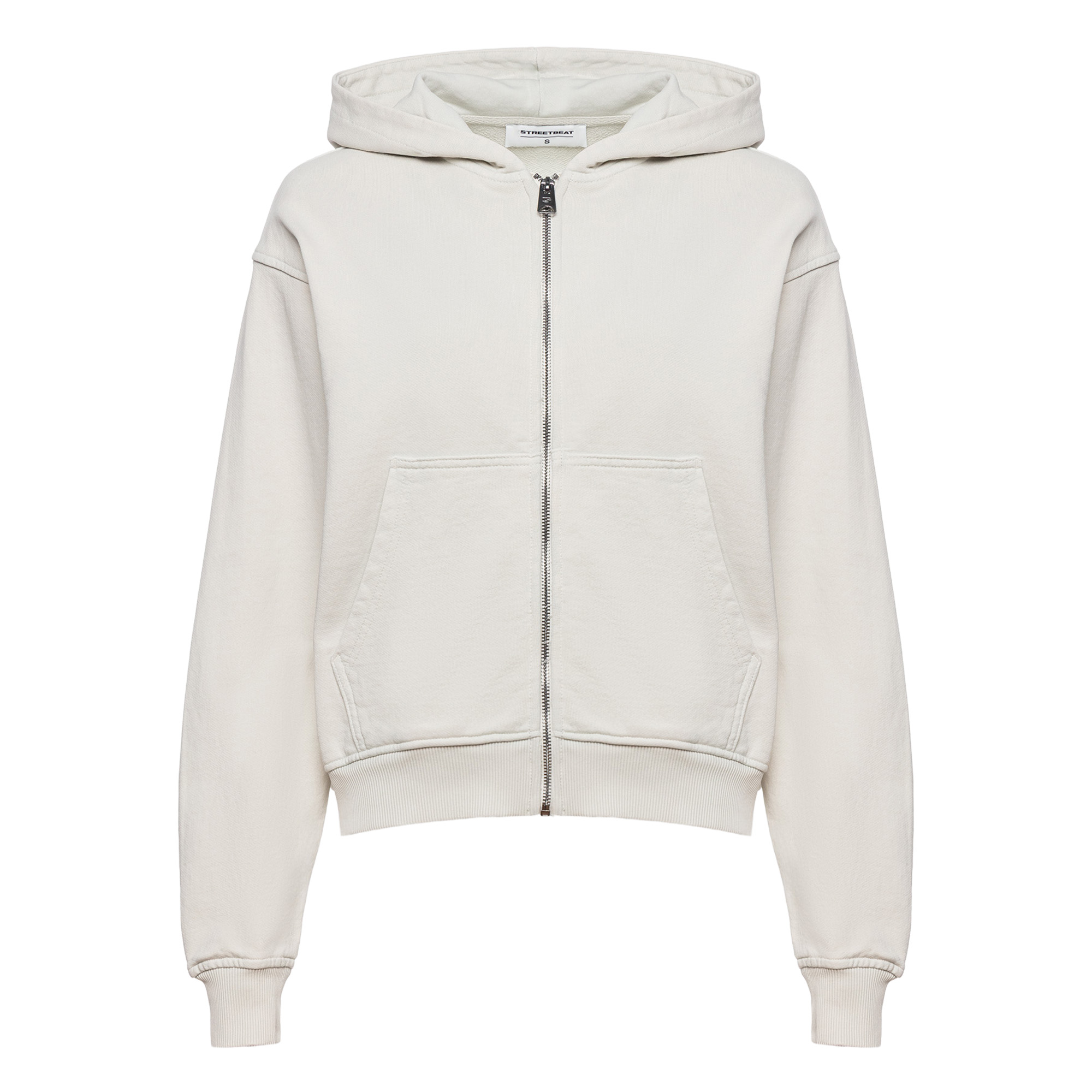 Женская толстовка French Terry Full Zip Washed Hoodie STREETBEAT SBW-HDFZ0005-200-XS