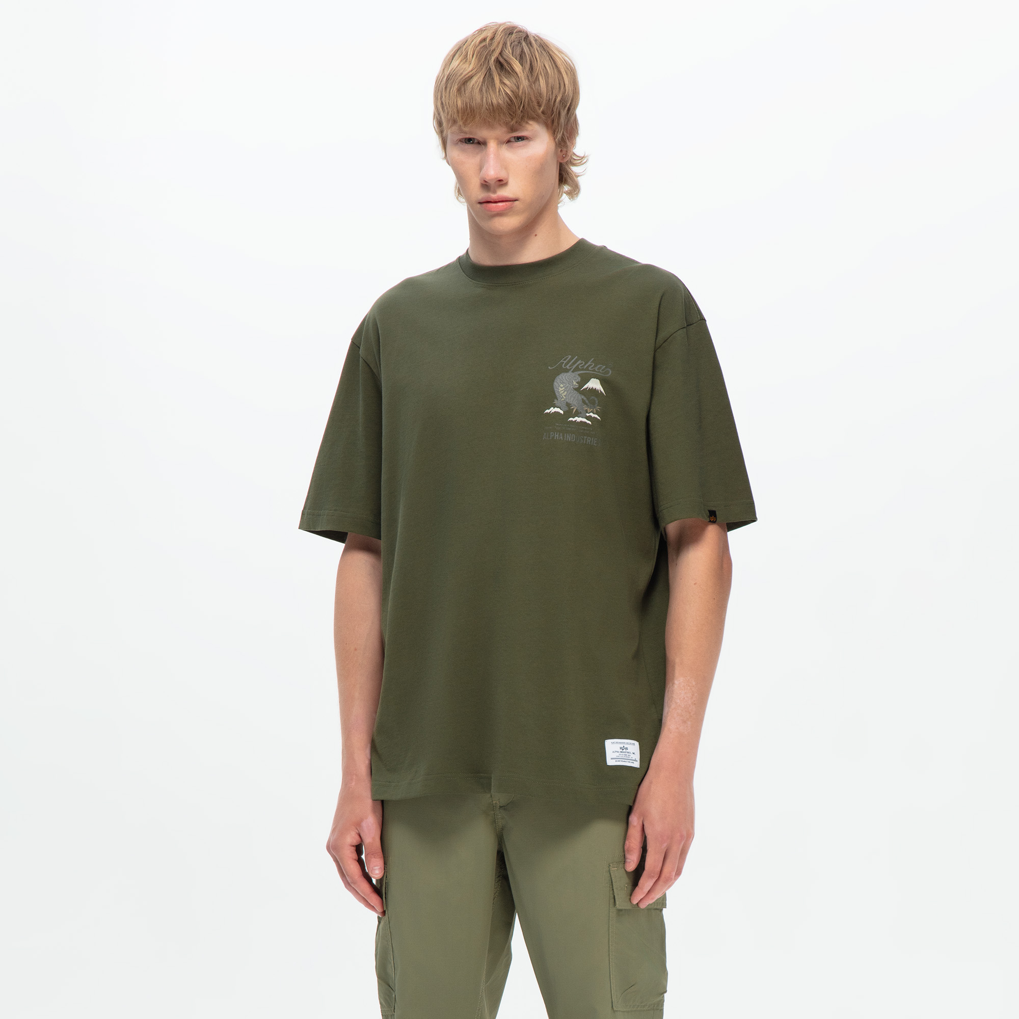 Мужская футболка Tiger Search And Destroy Tee Alpha Industries MTT55001C1-303-L