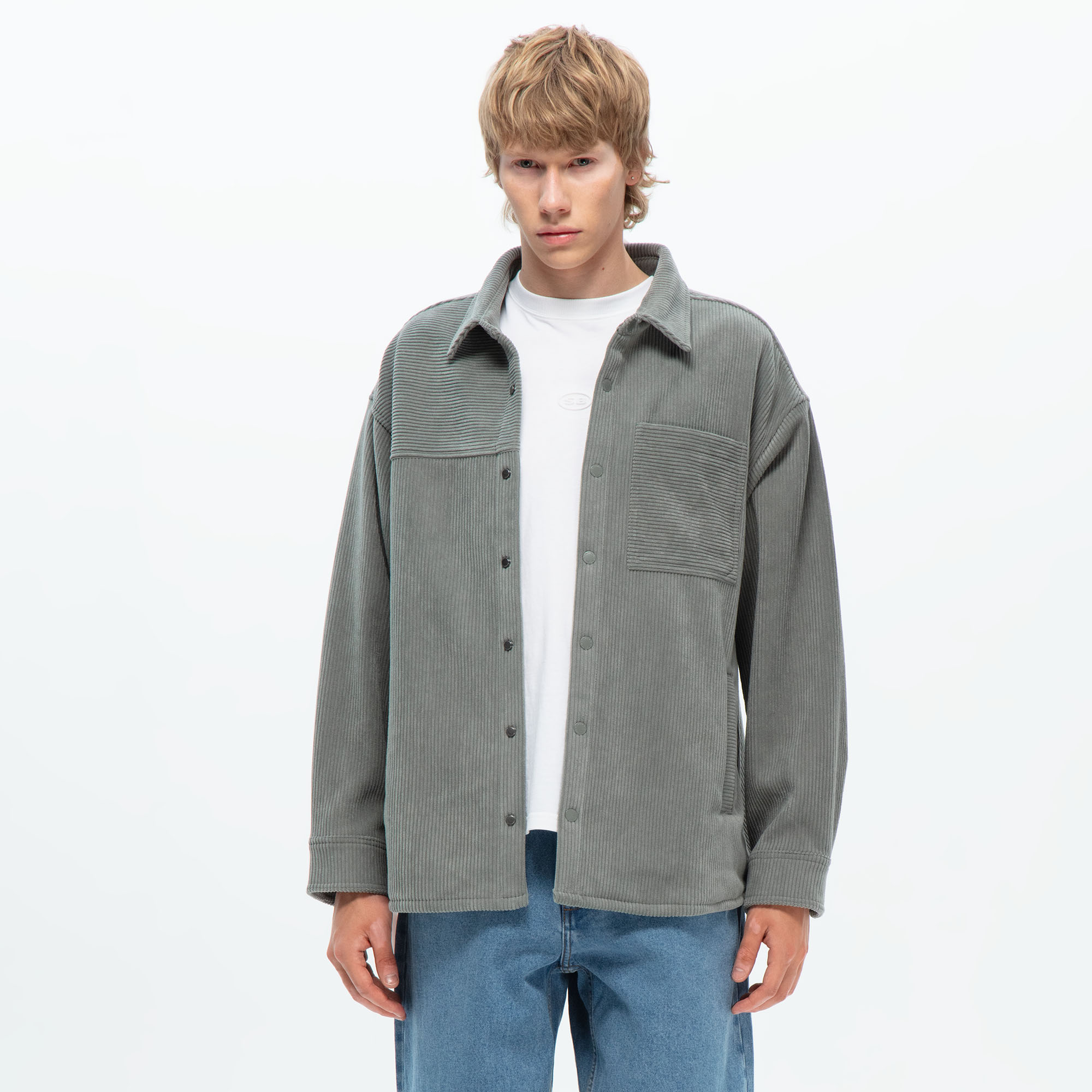 Мужская рубашка Corduroy Shirt STREETBEAT SBM-SHIRT0001-381-S