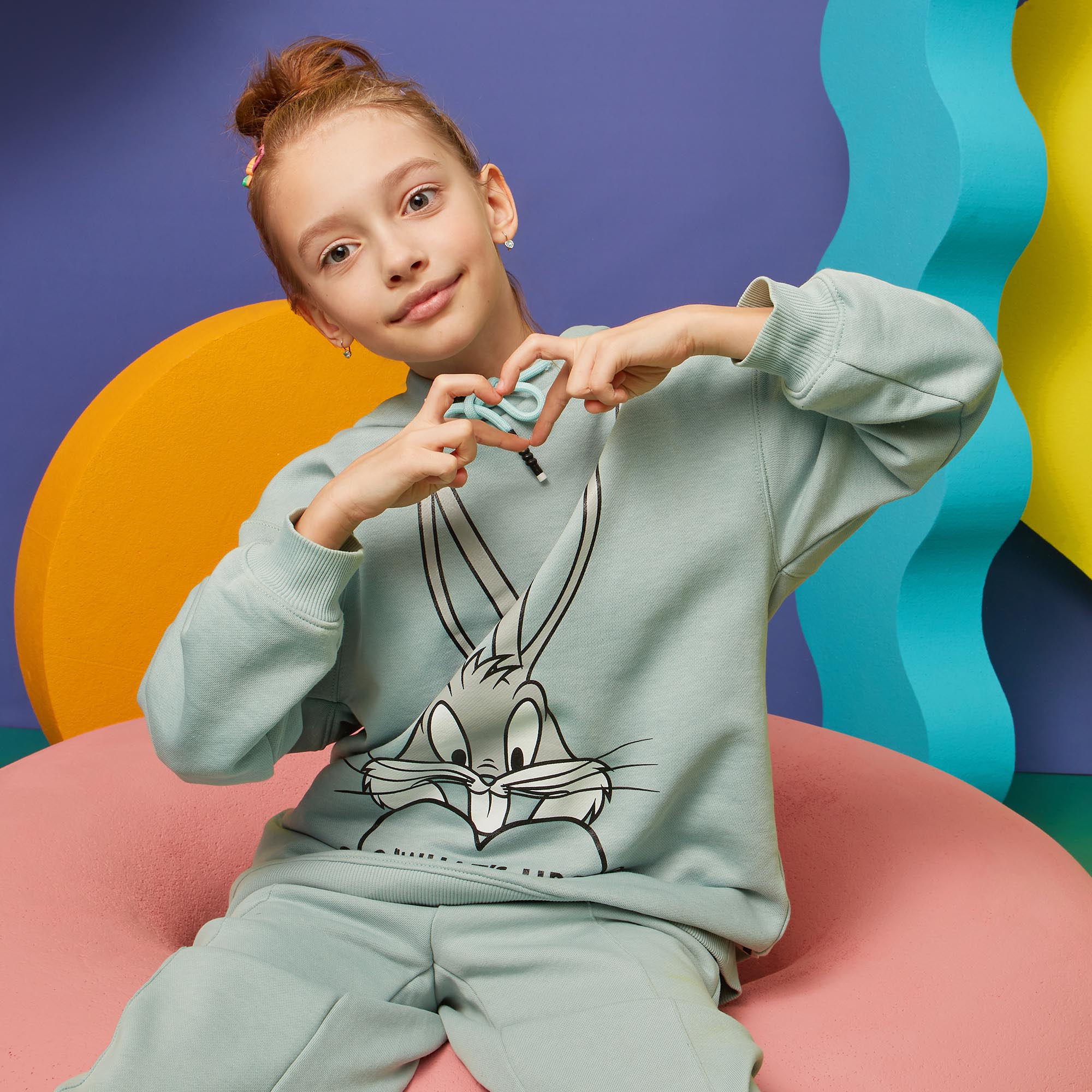 Подростковая худи Street Beat Long Hoodie & Looney Tunes STREETBEAT SBK-HDY0072-320-XL