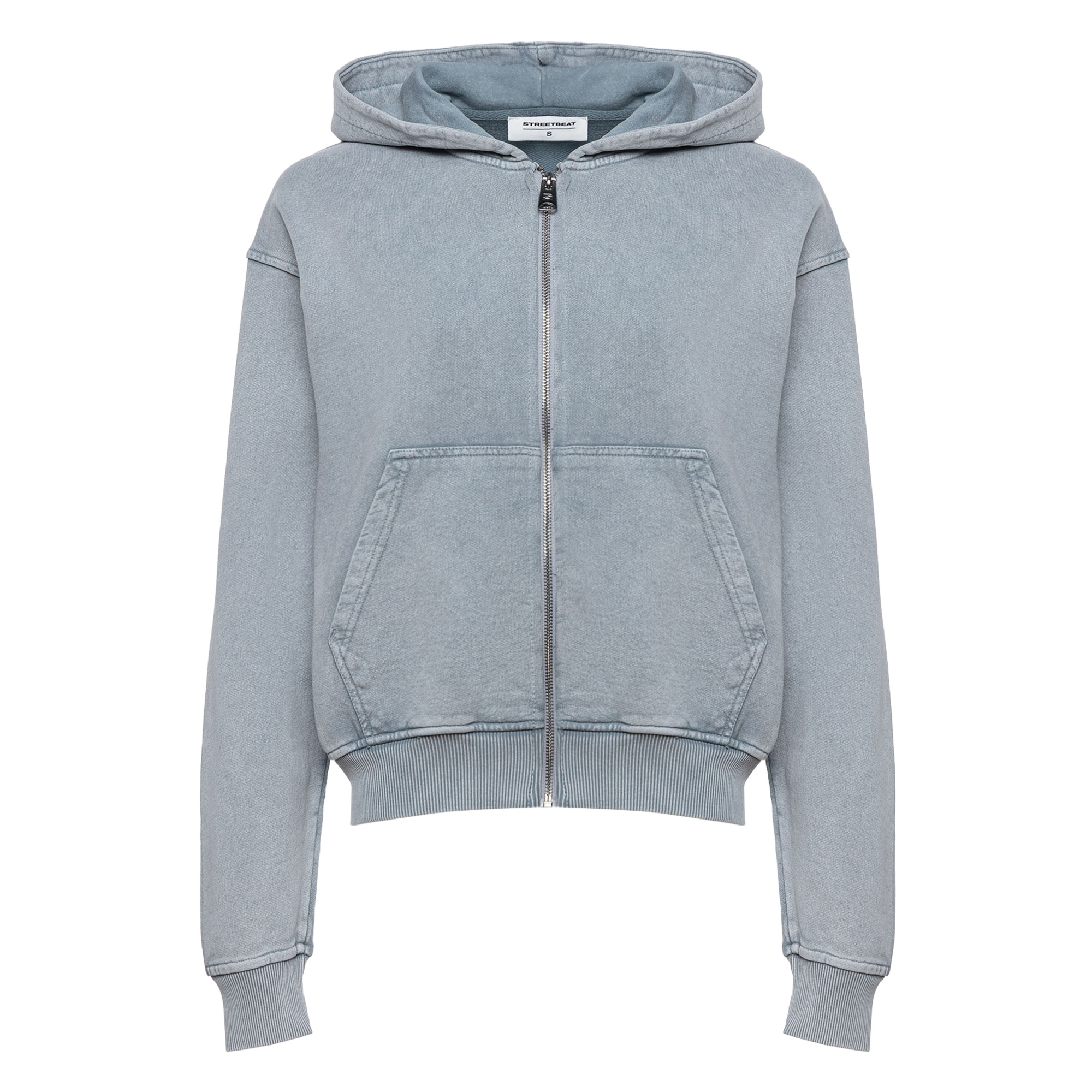 Женская толстовка French Terry Full Zip Washed Hoodie STREETBEAT SBW-HDFZ0005-403-S