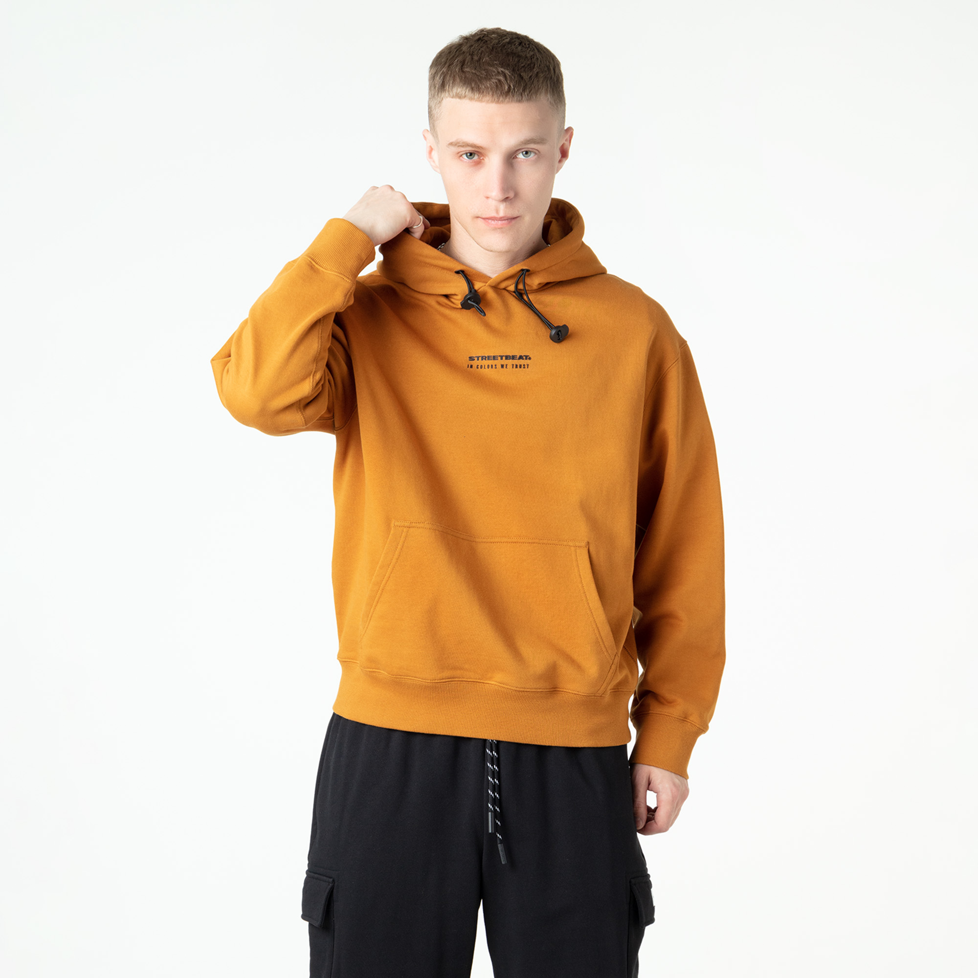 Мужская худи Street Beat Rubber Logo Hoodie STREETBEAT SBM-HD0004-790-S