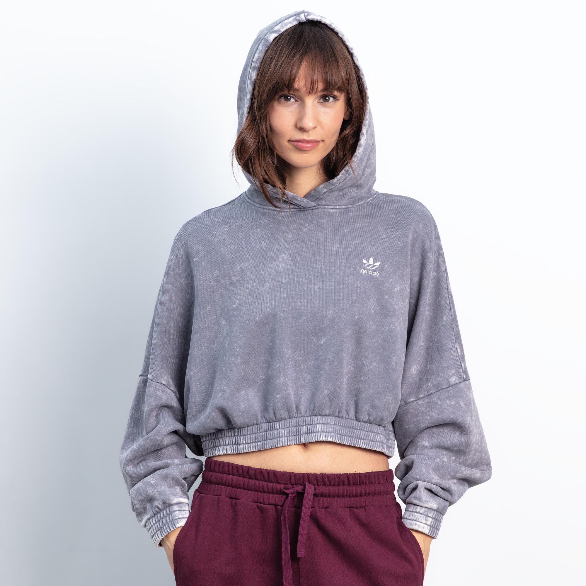 Худи жен. WASH CROP HOOD      GRETHR adidas IW5492-L