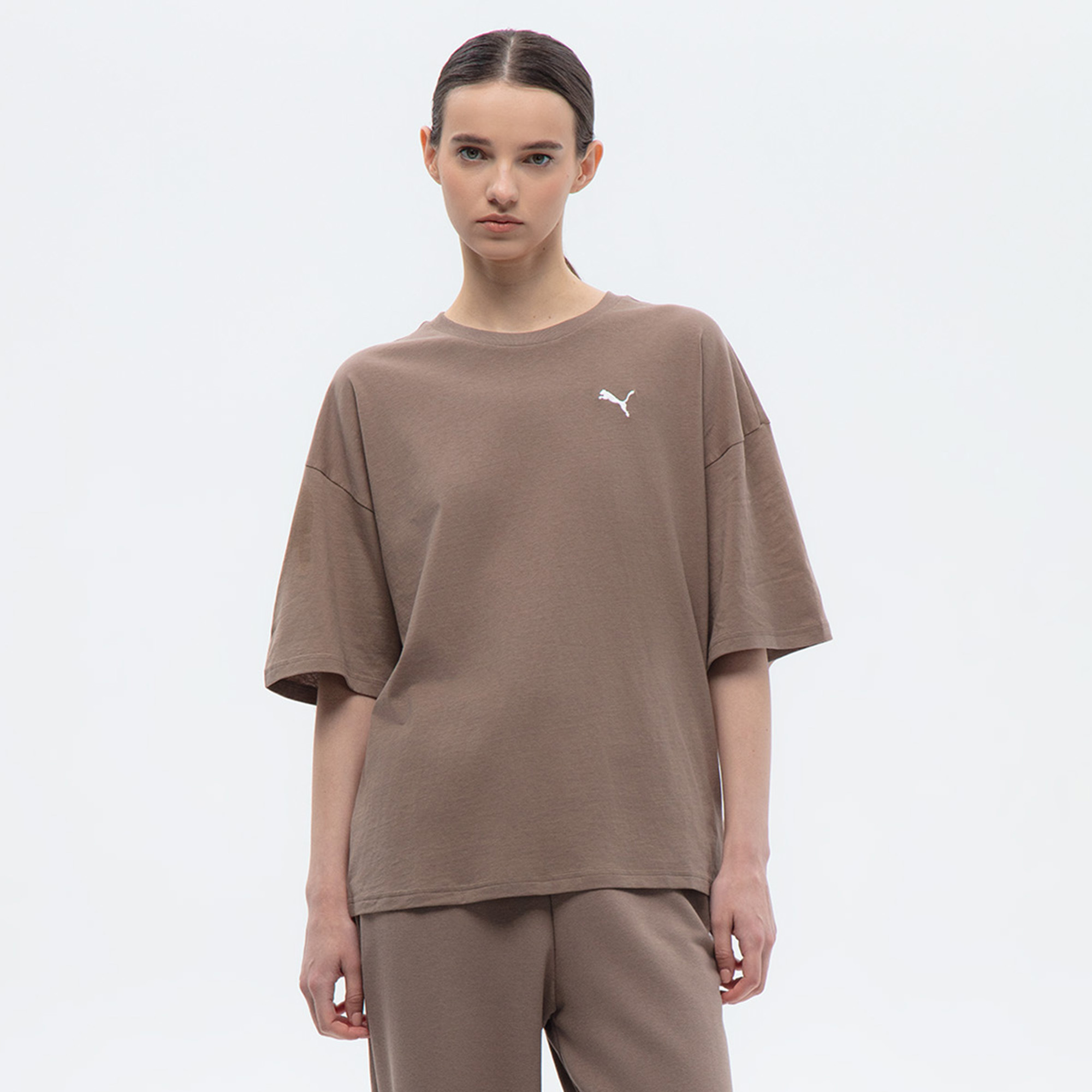 Женская футболка Wardrobe Essentials Oversized Tee PUMA 62974493-S