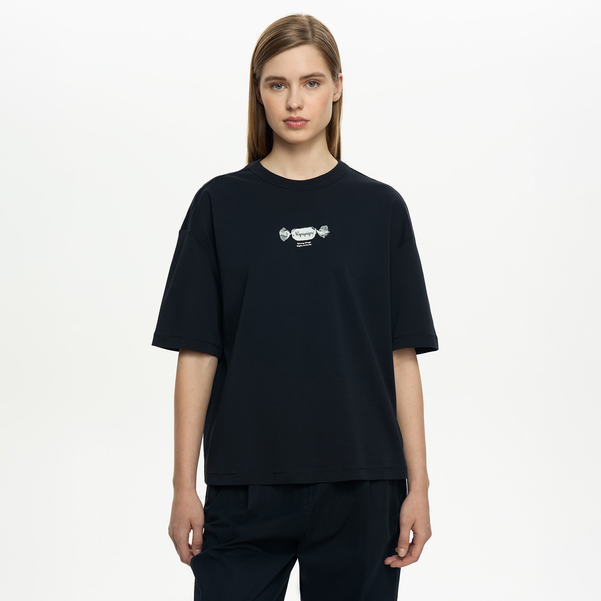 Женская футболка Abbe Short Sleeve Tee Napapijri NP0A4G2W9411-M