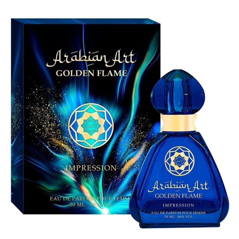 Arabian Art Golden Flame Impression Sergio Nero