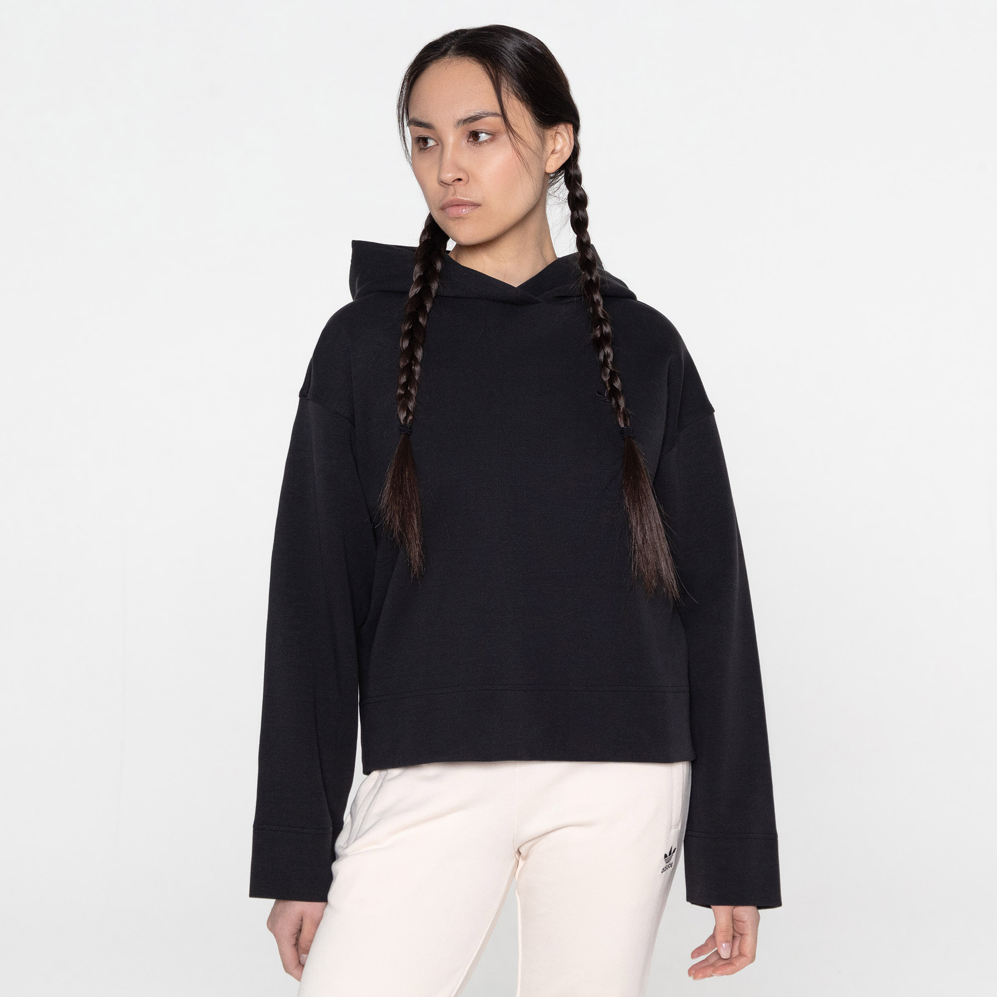 Женская худи adidas Essentials Short Hoody IC5247-L