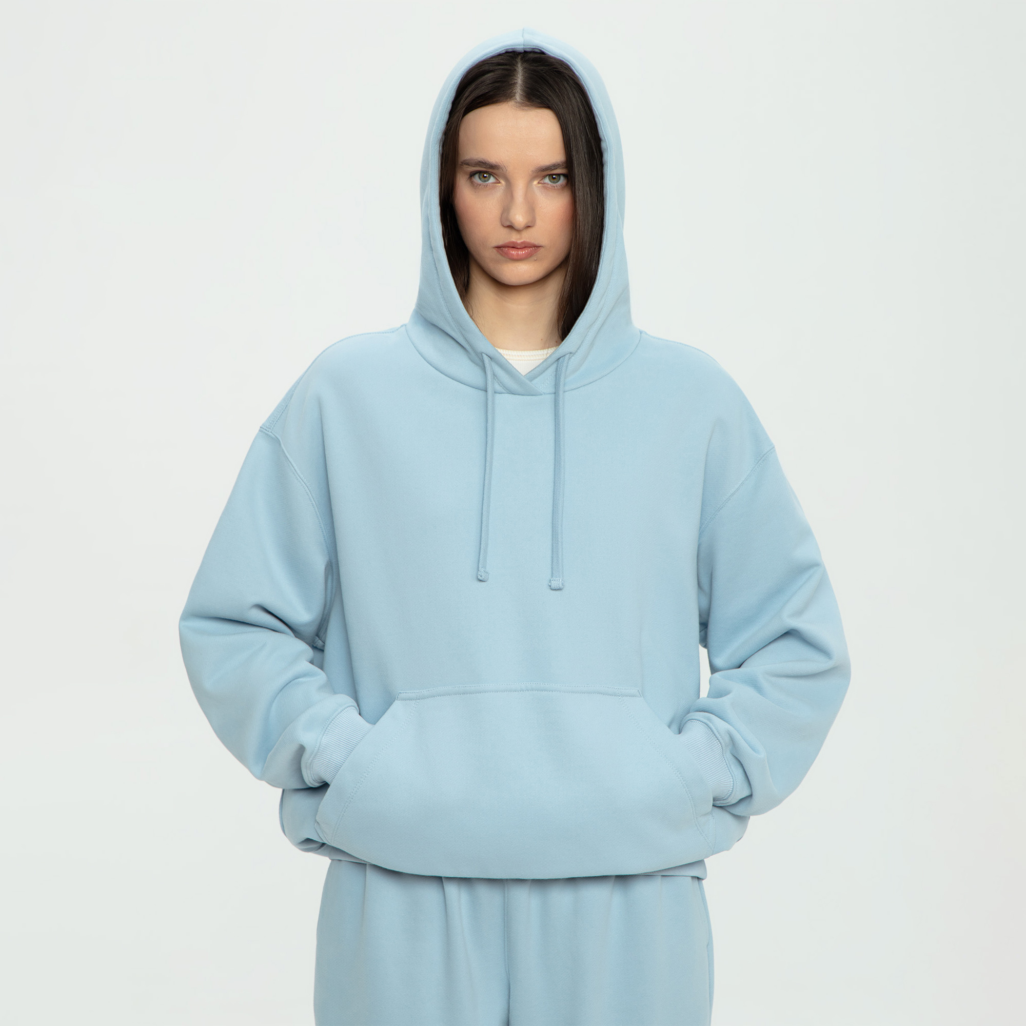 Женская худи Basic French Terry Hoodie STREETBEAT SBW-HD0120-407-XS