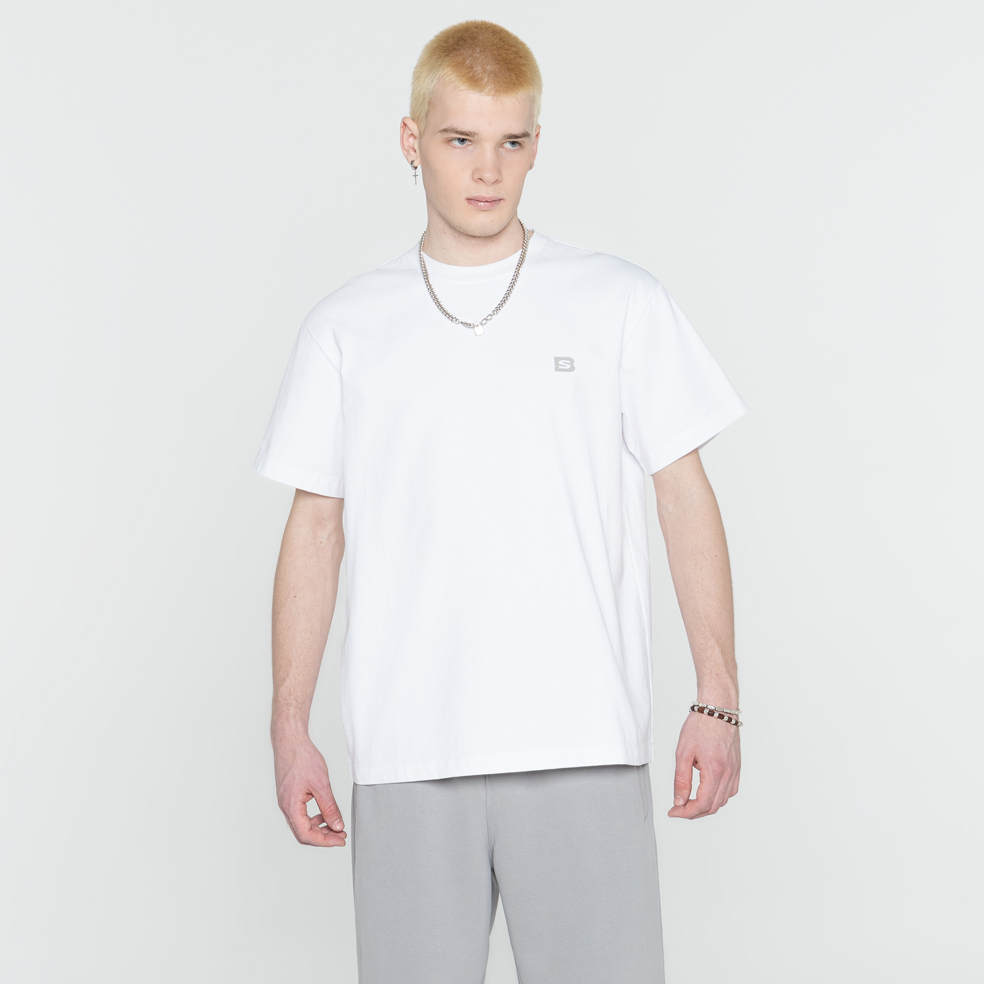 Мужская футболка Heavyweight Simple Tee STREETBEAT SBM-TEE0017-100-XL
