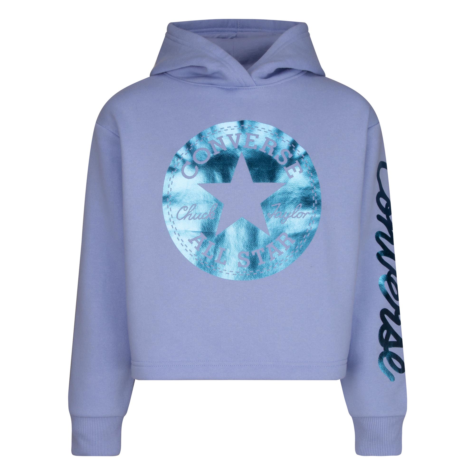 Подростковая худи Cropped Foil Hoodie Converse 469692-C7G-L