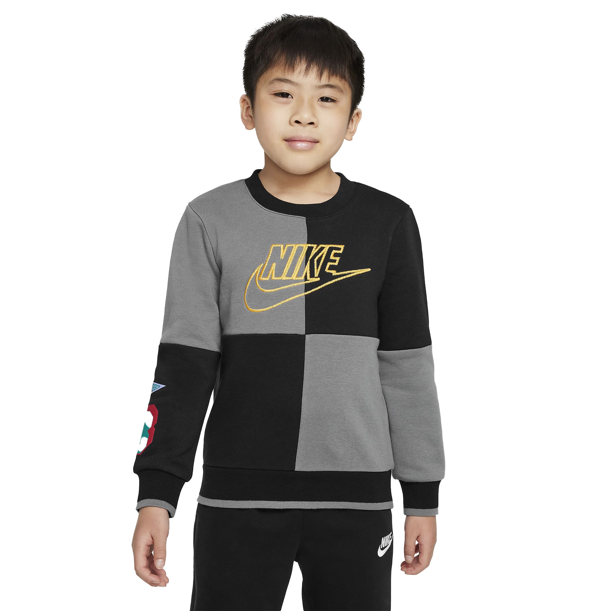 Детский свитшот Amplify Fleece Crew Nike 86J796-023-4