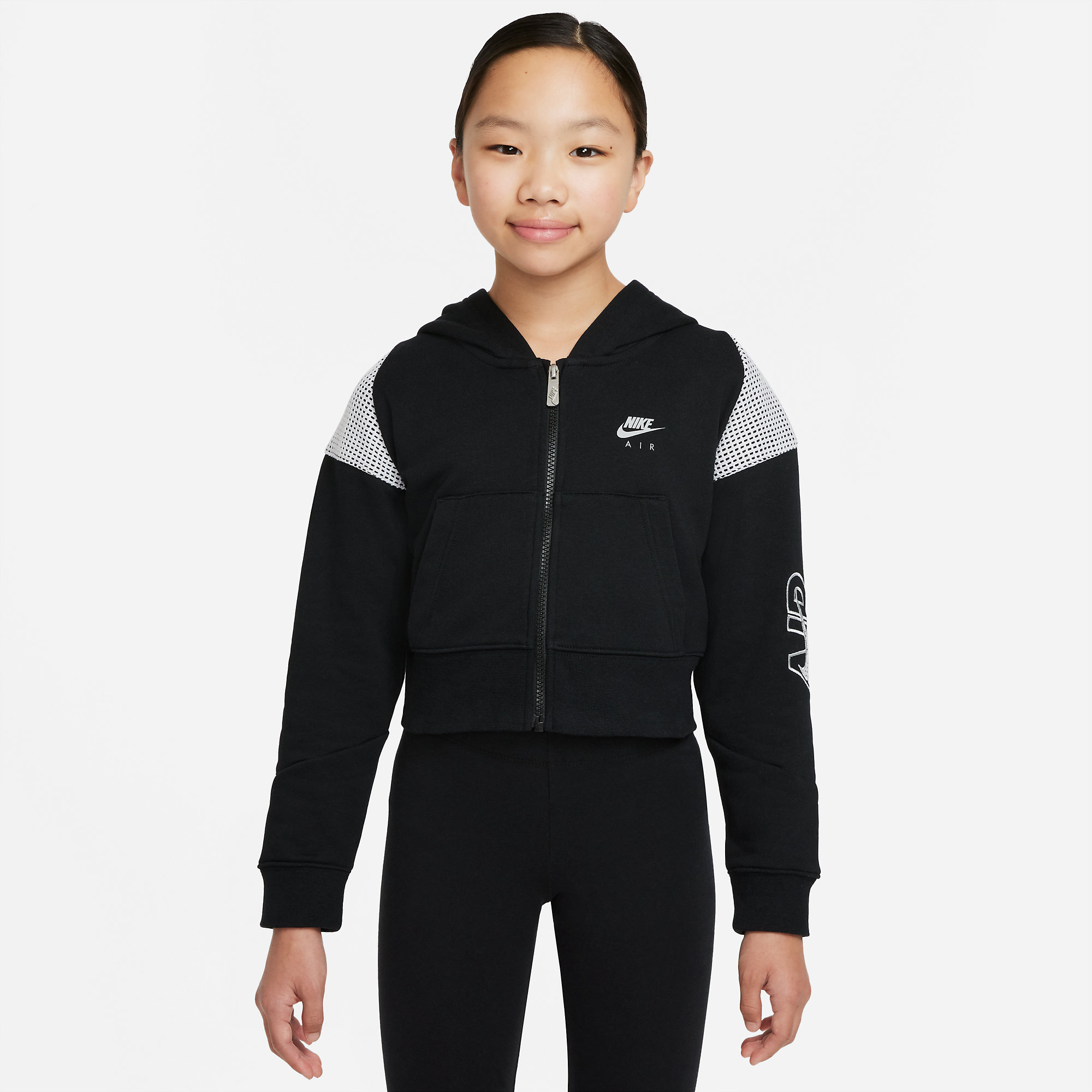 Подостковая толстовка Air Full-Zip Hoodie Nike DM8386-010-L