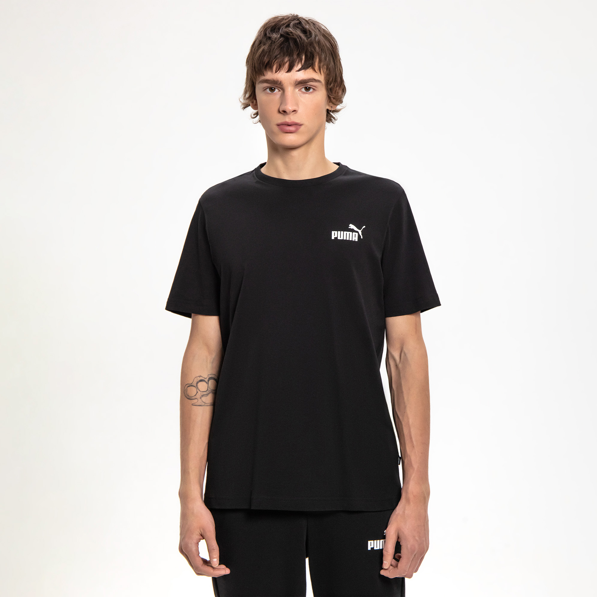 Мужская футболка Essentials Small Logo Tee PUMA 58666801-M