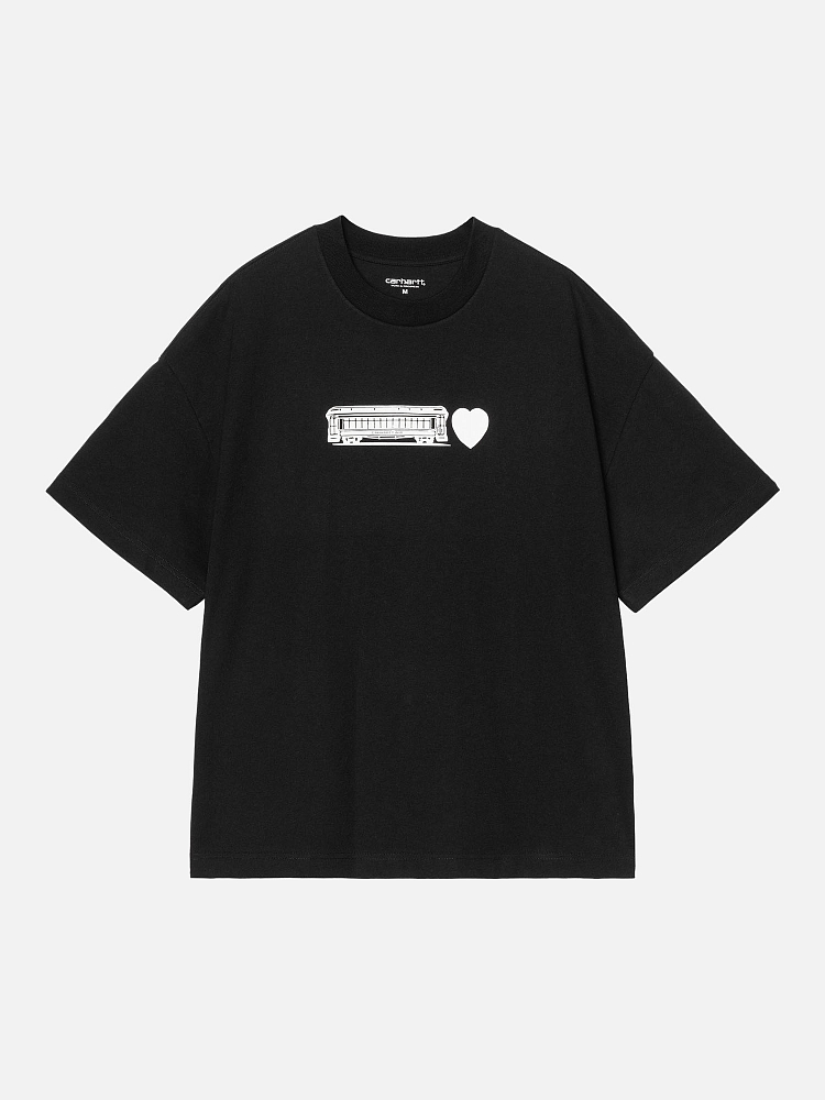 Мужская футболка Deconstructed Label Tee Carhartt WIP I036008-BLACK-S