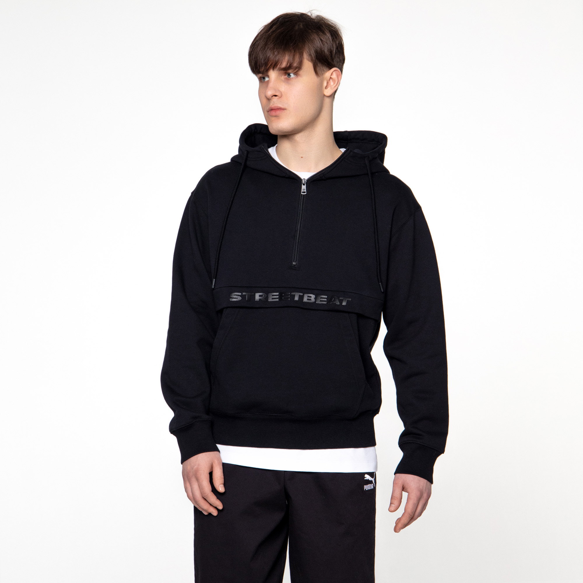 Мужская худи Logo French Terry Hoodie STREETBEAT SBM-HD0022-001-L