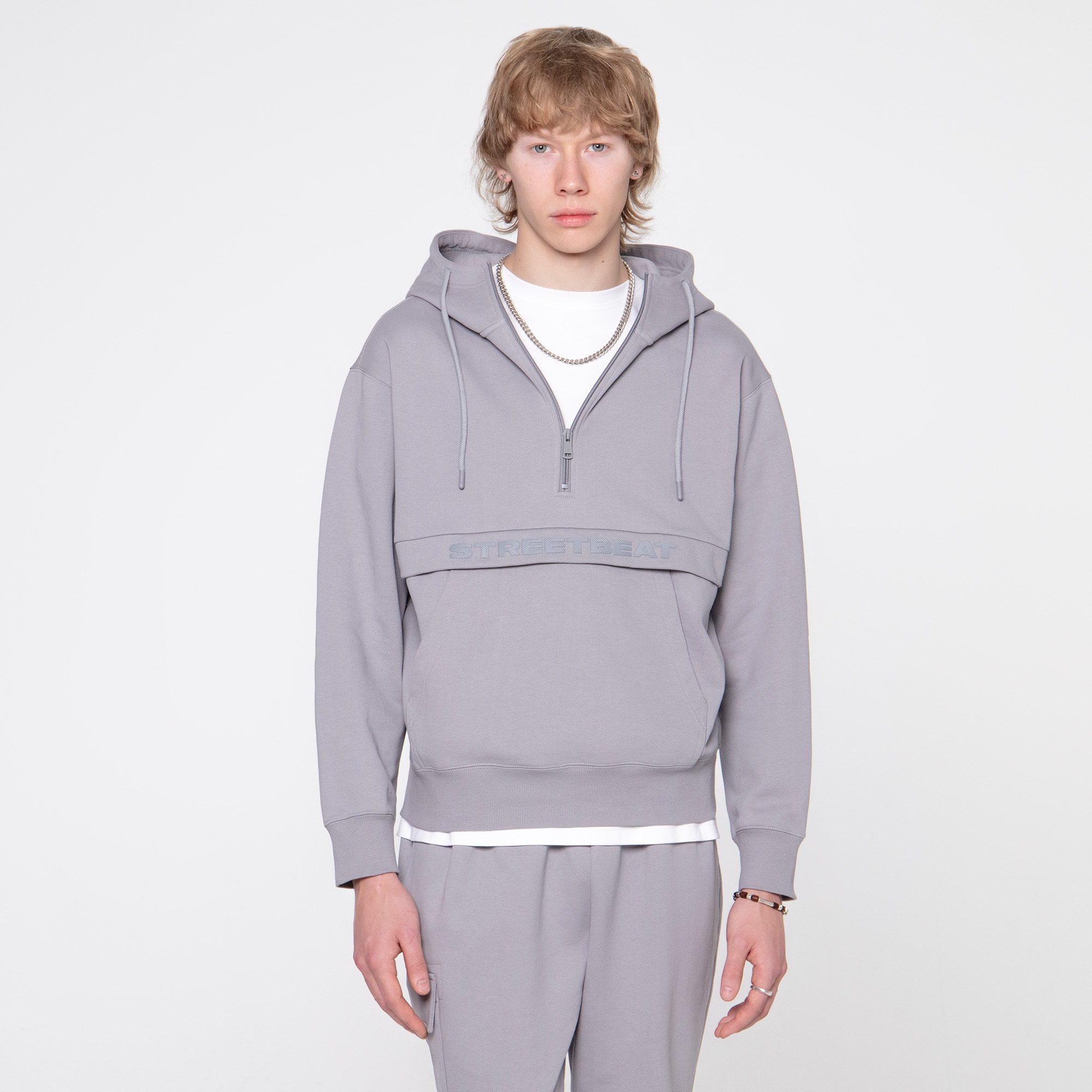 Мужская худи STREETBEAT Logo French Terry Hoodie SBM-HD0022-093-XL