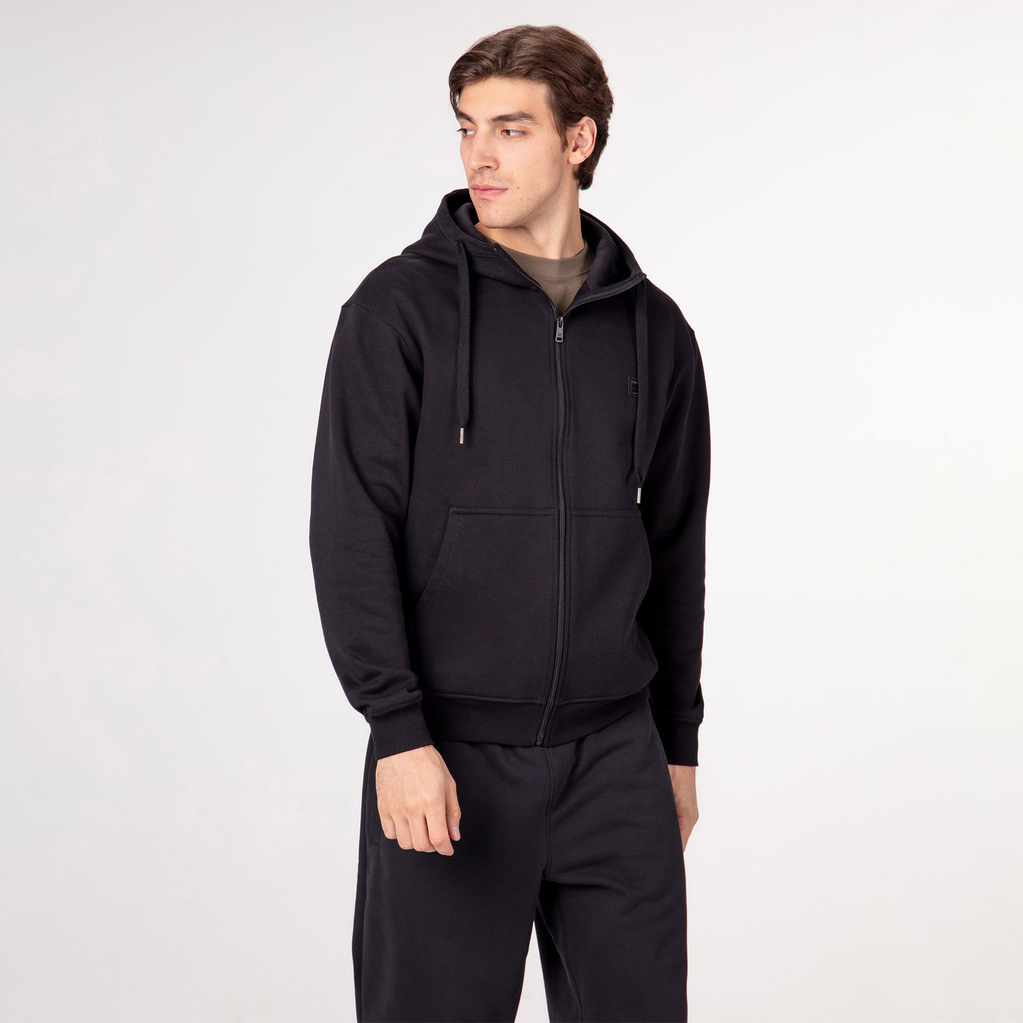 Мужская толстовка STREETBEAT Full Zip Basic Fleece Hoodie SBM-HDFZ0011-001-L