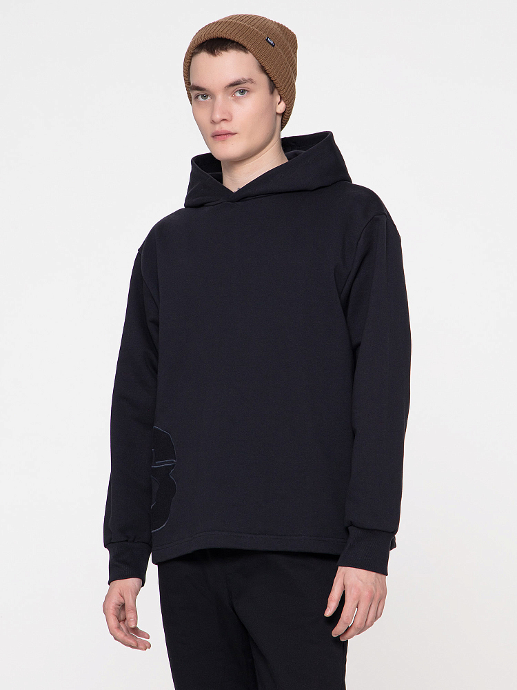 Мужская худи STREETBEAT Straight French Terry Hoodie SBM-HD0015-001-S