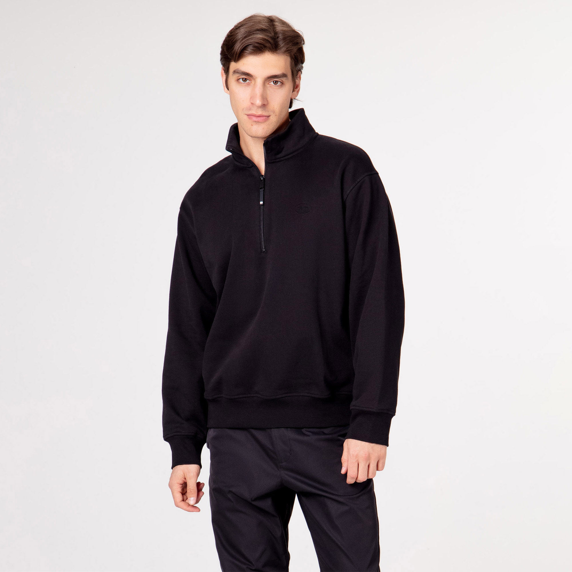 Мужской свитшот Street Beat Half Zip Fleece Pullover STREETBEAT SBM-CRWHZ0003-001-M
