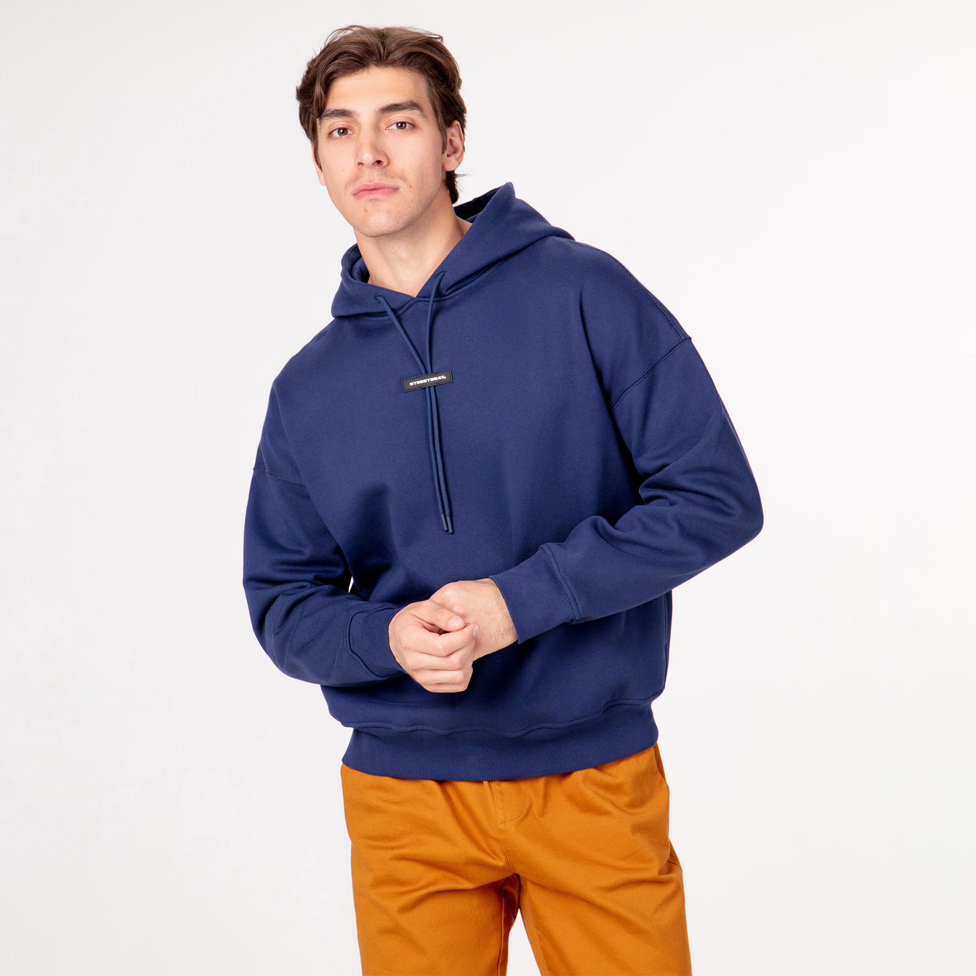 Мужская худи STREETBEAT Oversize Side Pockets Fleece Hoodie SBM-HD0018-400-M