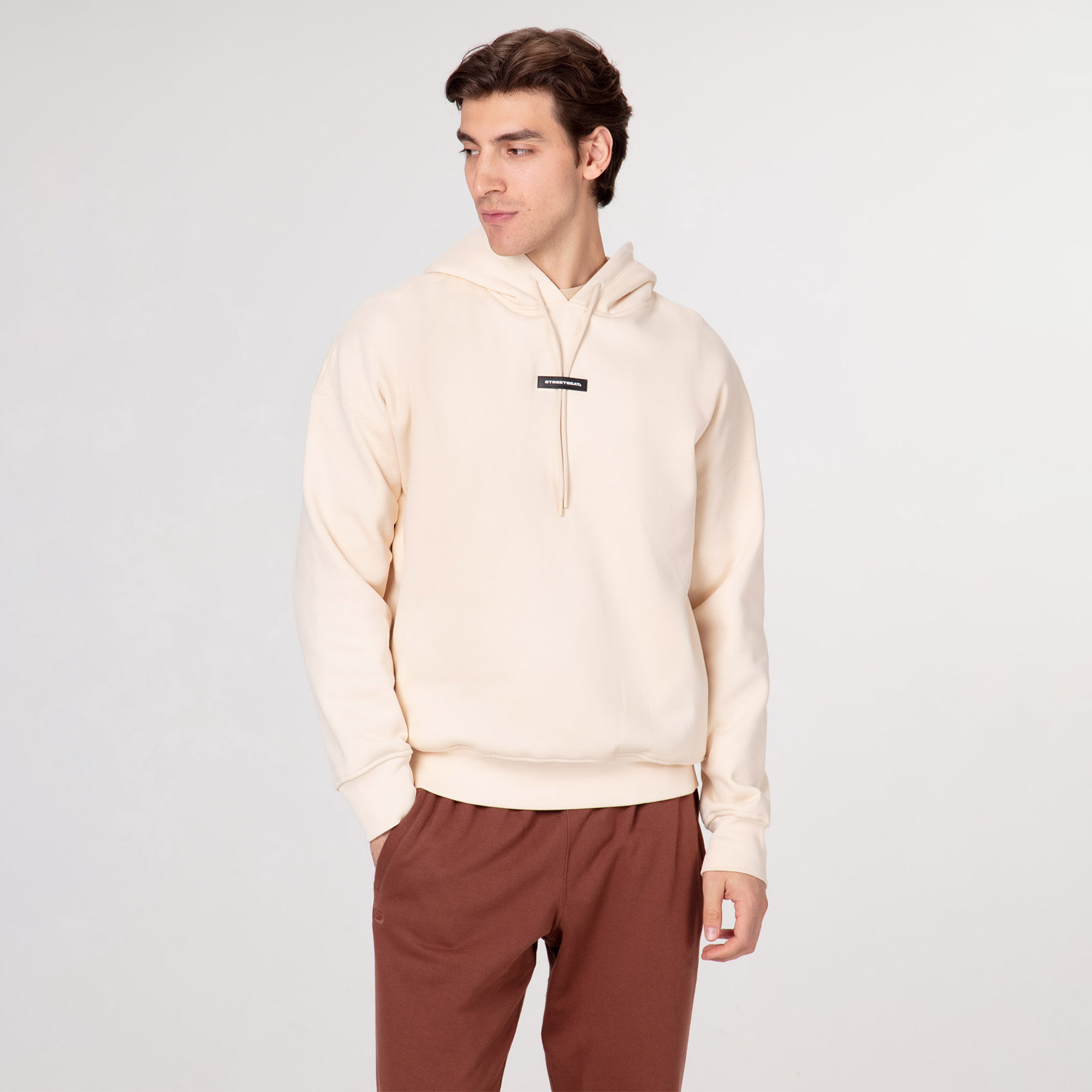 Мужская худи STREETBEAT Oversize Side Pockets Fleece Hoodie SBM-HD0018-210-S