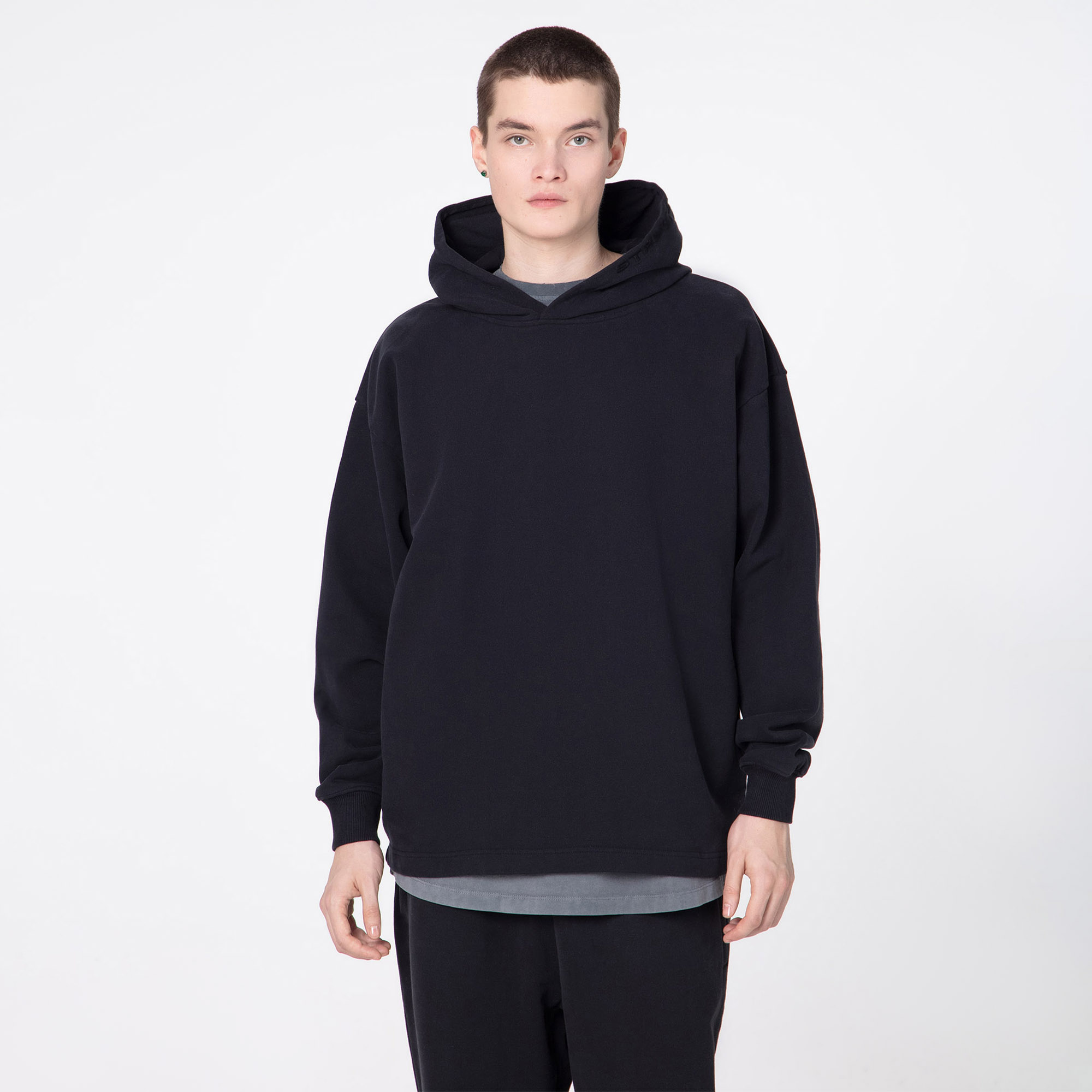 Мужская худи STREETBEAT Straight Peach Effect Hoodie SBM-HD0014-091-L