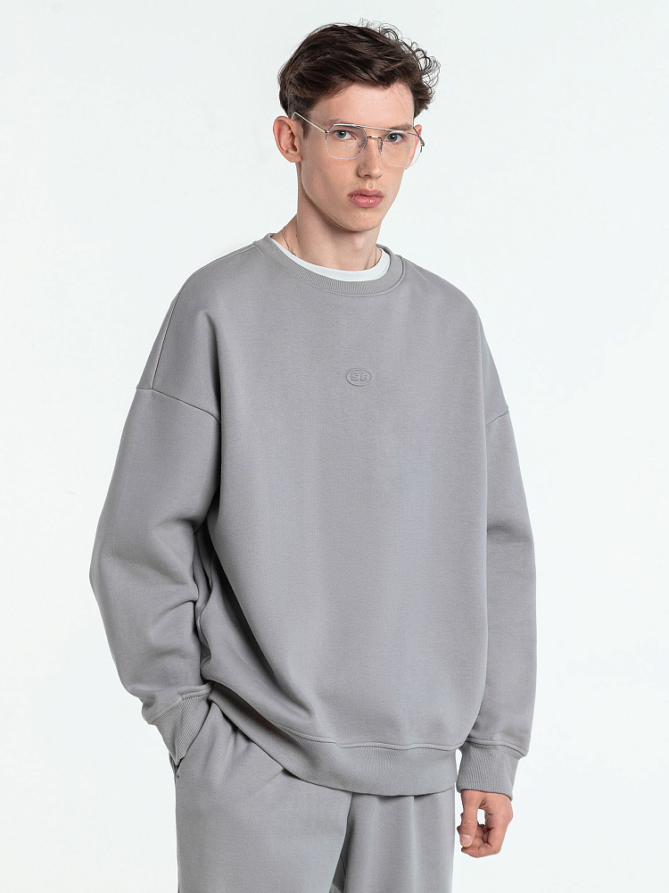 Мужской свитшот Crew Fleece STREETBEAT SBM-CRW0009-093-L