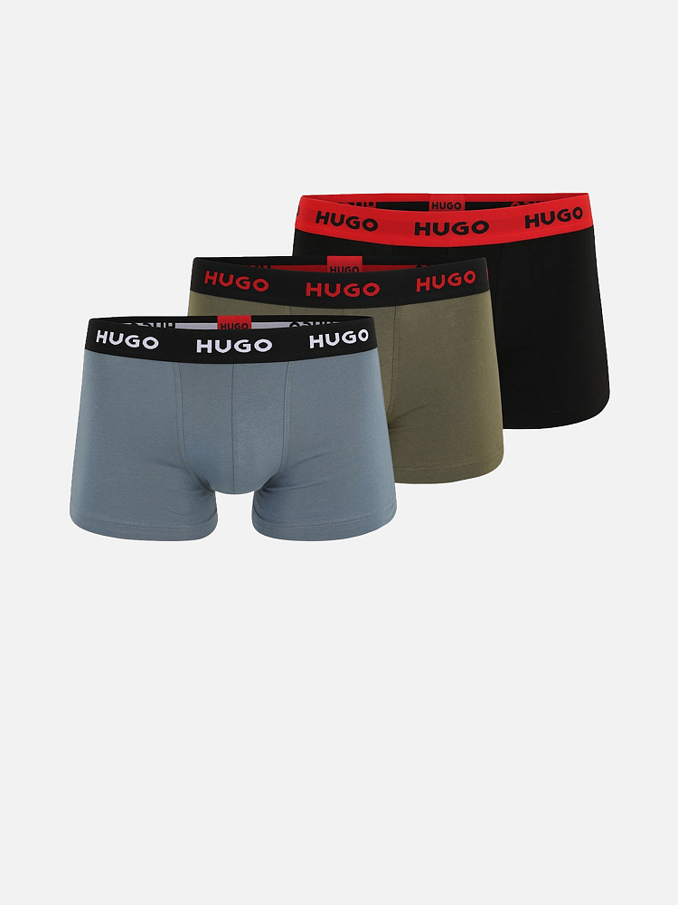 Мужские трусы Trunk Triplet Pack HUGO 50532611-998-M
