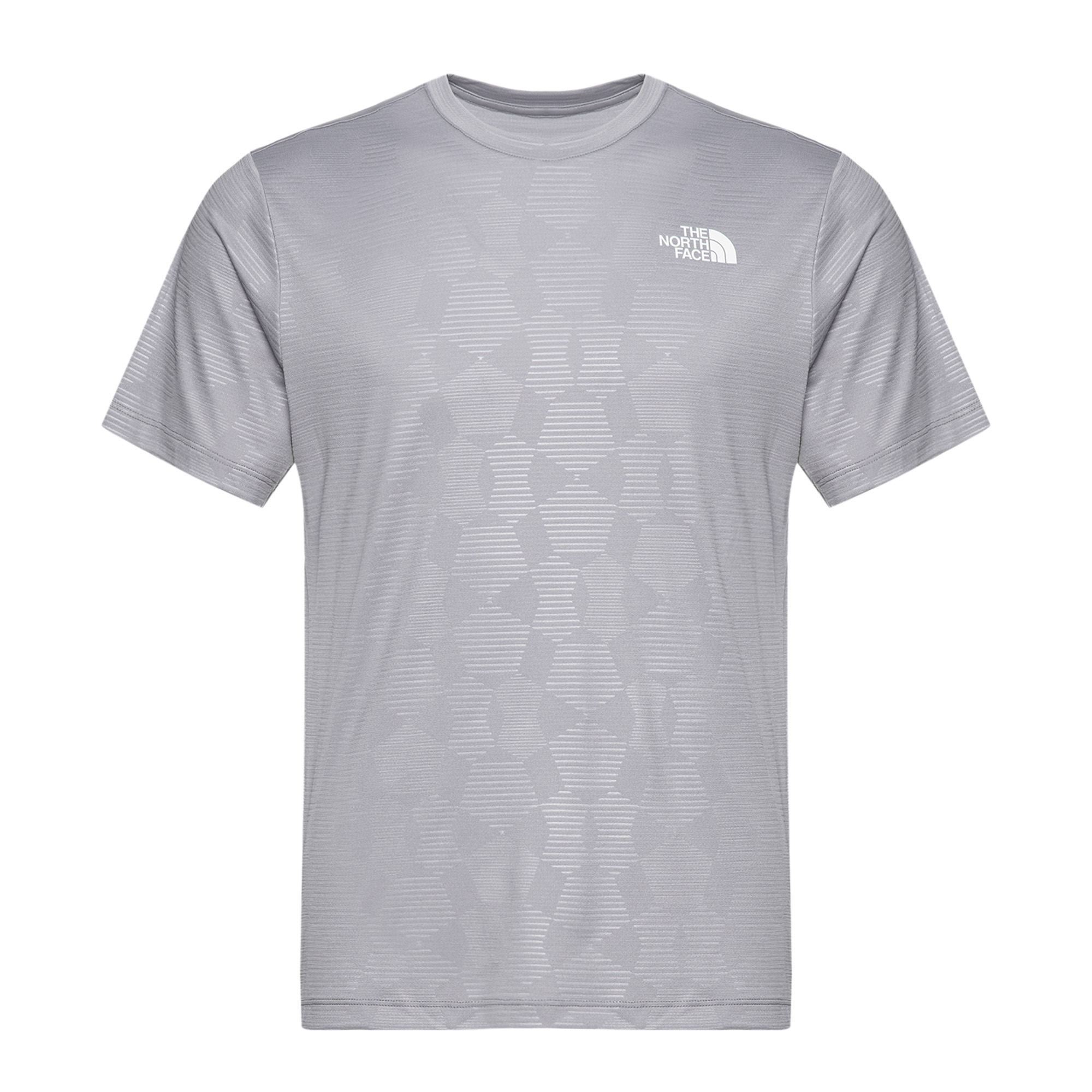 Мужская футболка 24/7 Embossed Pearl Mist The North Face NF0A8BEP93N1-S
