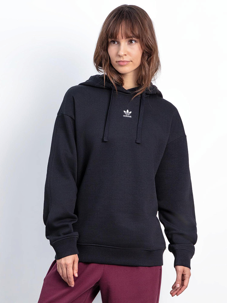 Худи жен. ESS HOODIE          BLACK adidas IW5711-XS