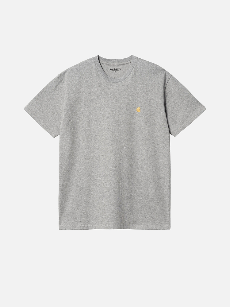 Мужская футболка Chase T-Shirt Carhartt WIP I026391-GREYHTHR-GLD-M