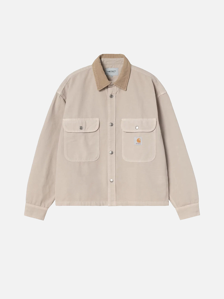 Мужская ветровка Prescott Shirt Jac Carhartt WIP I036484-STRNG-LTHR-L