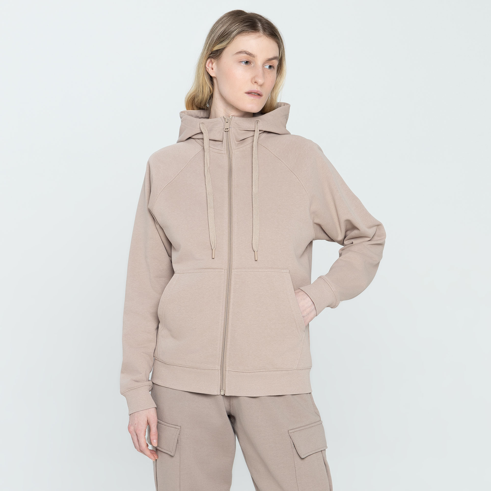 Женская толстовка Street Beat Full Zip French Terry Hoodie STREETBEAT SBW-HDFZ0001-214-XS