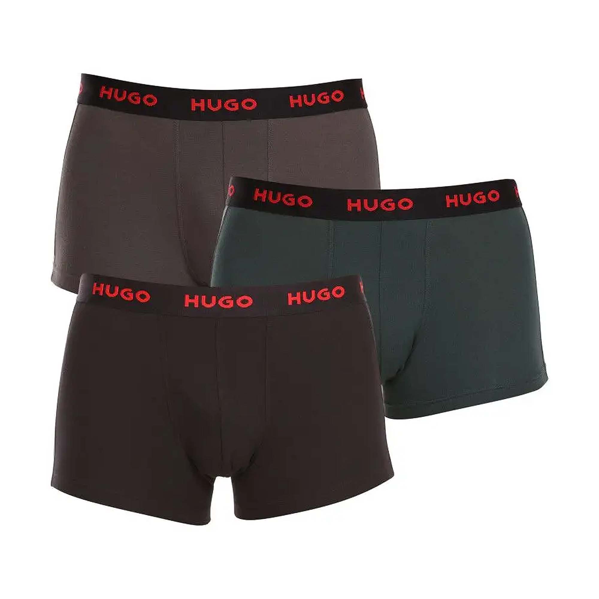 Мужские трусы Trunk Triplet Pack HUGO 50469766-303-S