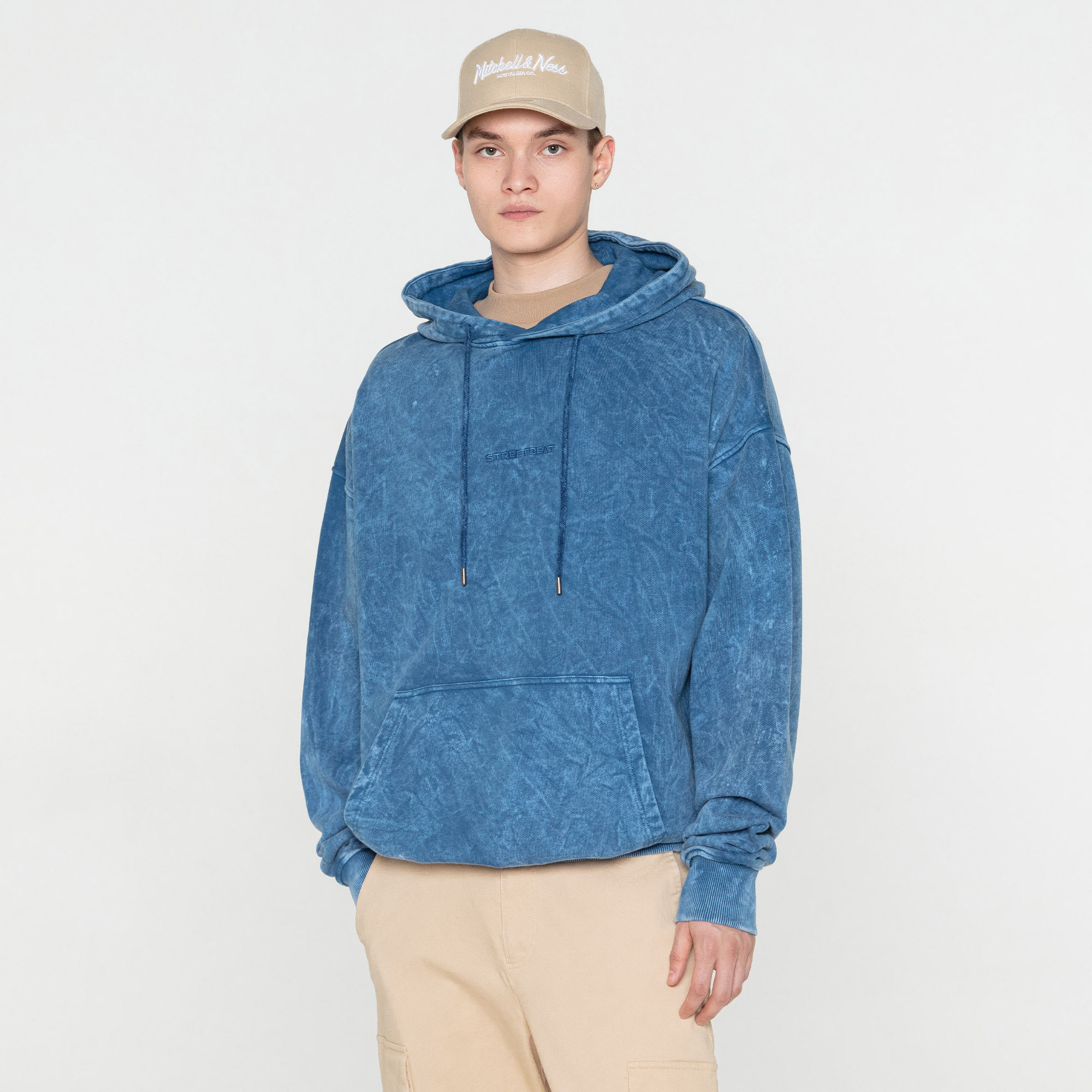 Мужская худи Tie Dye French Terry Hoodie STREETBEAT SBM-HD0025-410-L