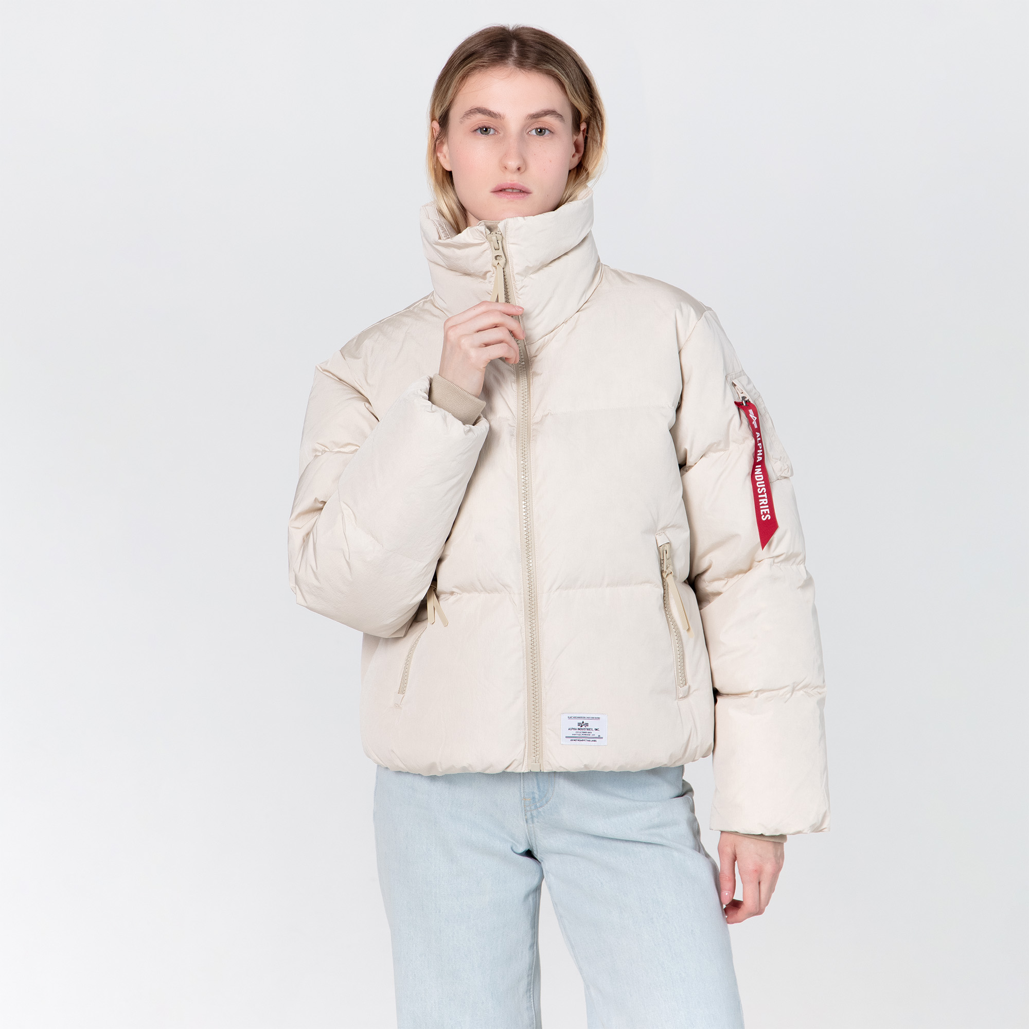 Женский пуховик Alpha Industries Sierra Short Puffer WJS53503C1-217-XL