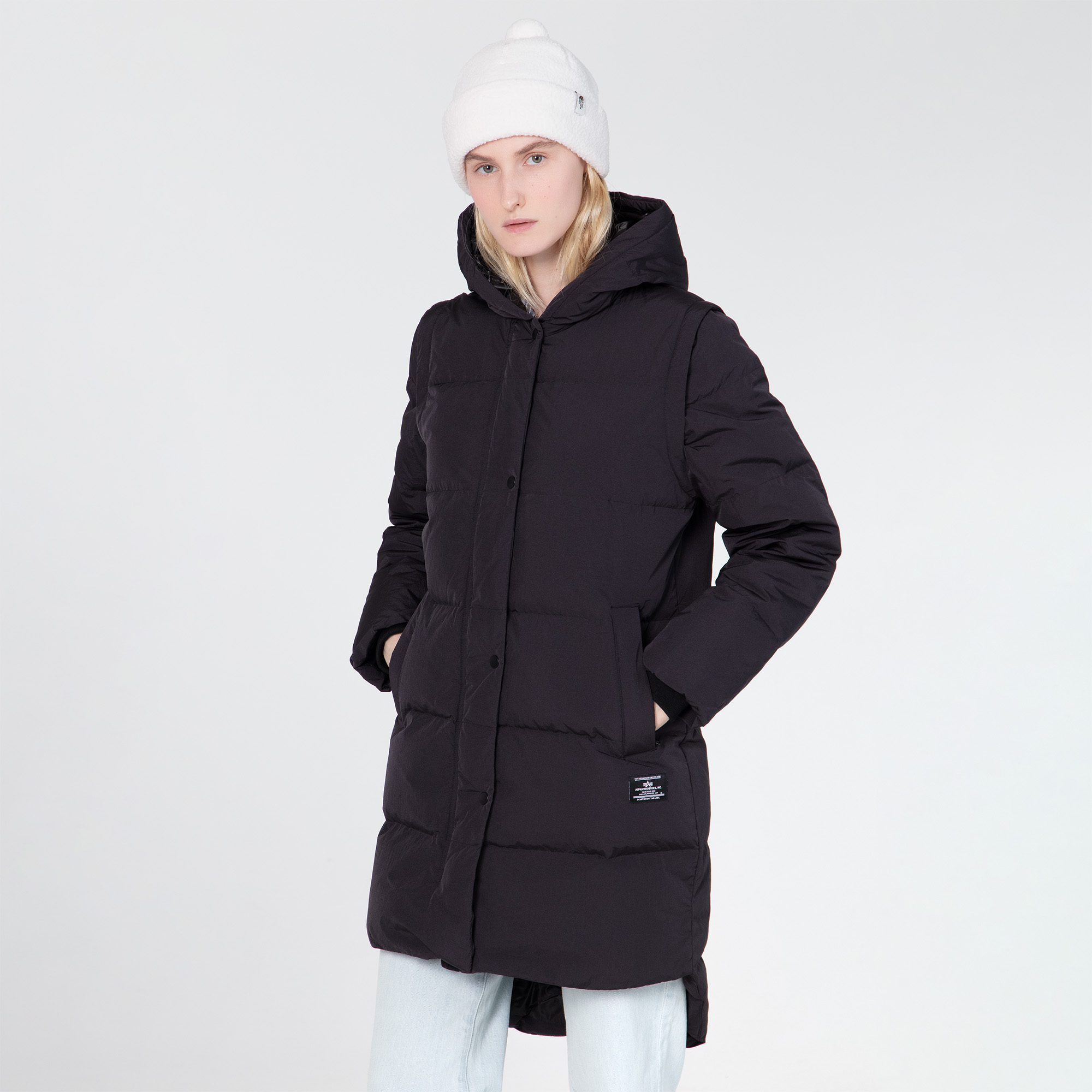 Женский пуховик Sierra Convertible Jacket Alpha Industries WJS53502C1-001-S