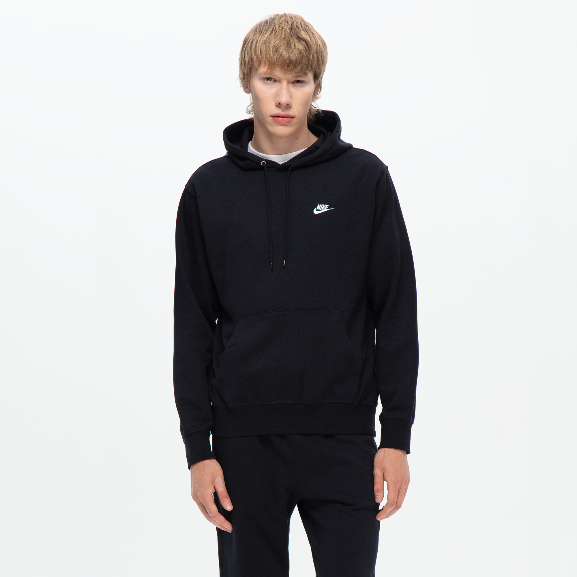 Мужская худи Club French Terry Pullover Hoodie Nike FN3866-010-XL