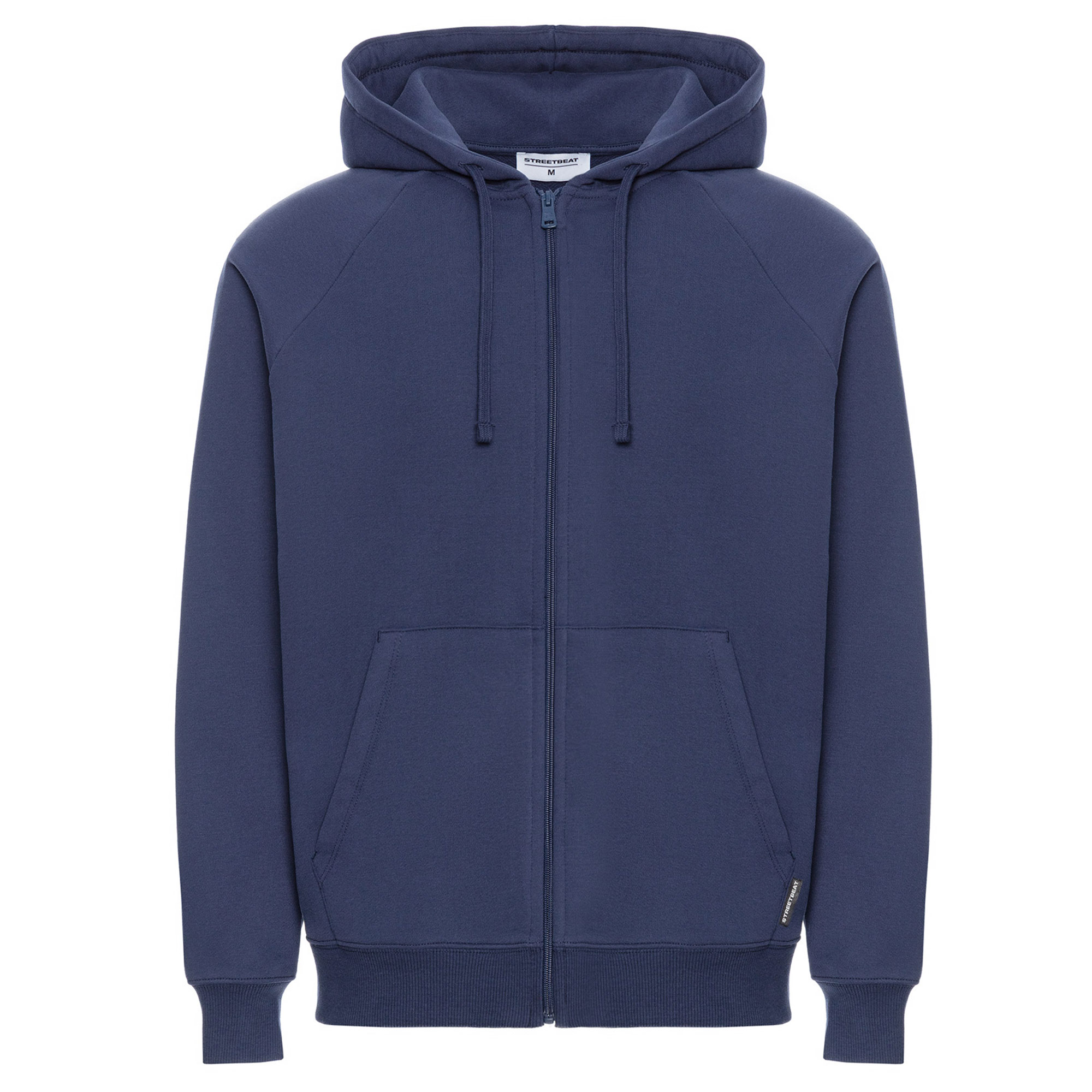 Мужская толстовка Full Zip Basic French Terry Hoodie STREETBEAT SBM-HDFZ0012-400-L