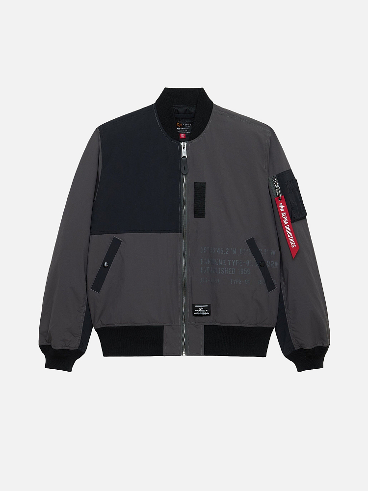 Мужской бомбер L-2B Relaxed Patchwork Flight Jacket Alpha Industries MJL56002C1-001-XL
