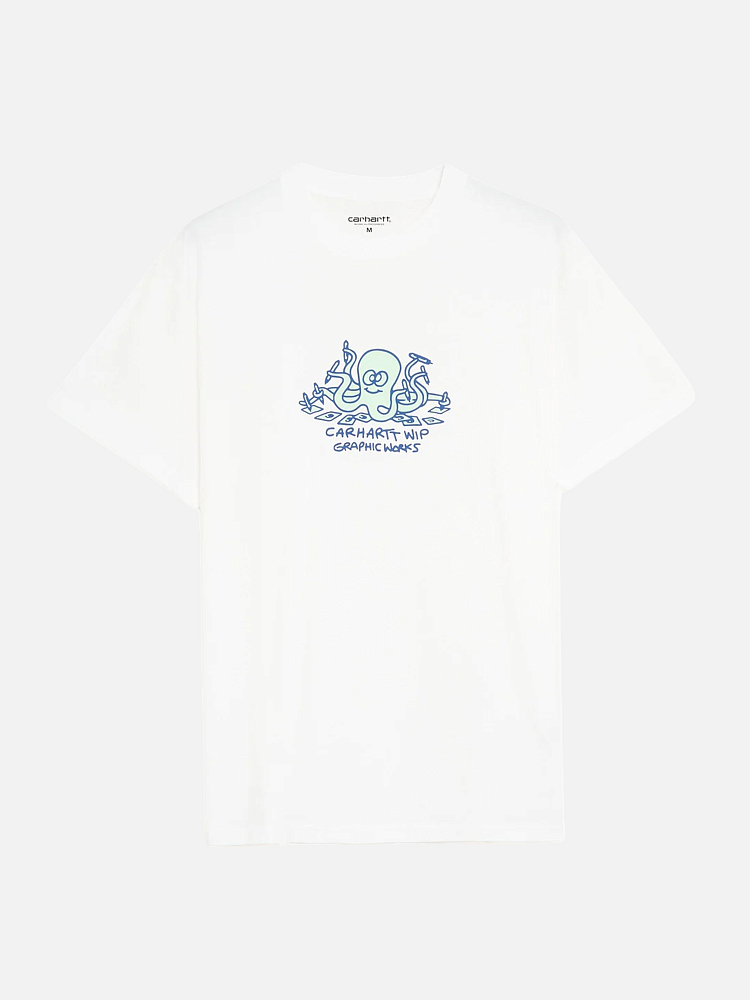 Мужская футболка Ink Lab Tee Carhartt WIP I036219-WHITE-XL