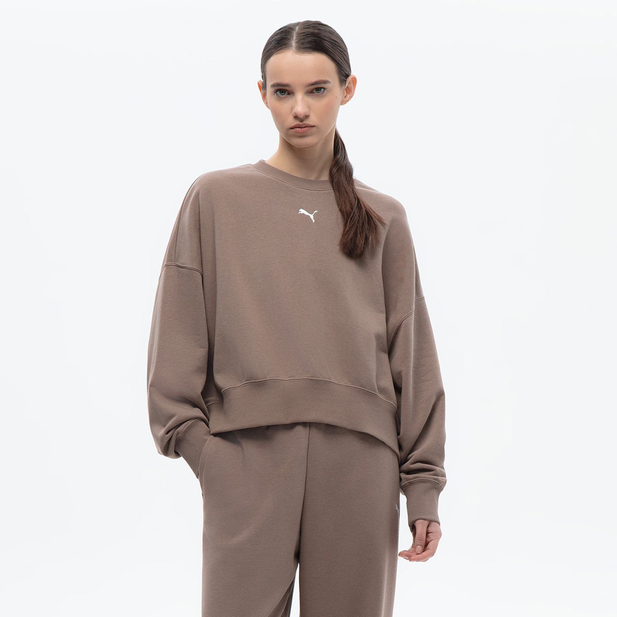 Женский свитшот Wardrobe Essential Crew PUMA 62974893-S