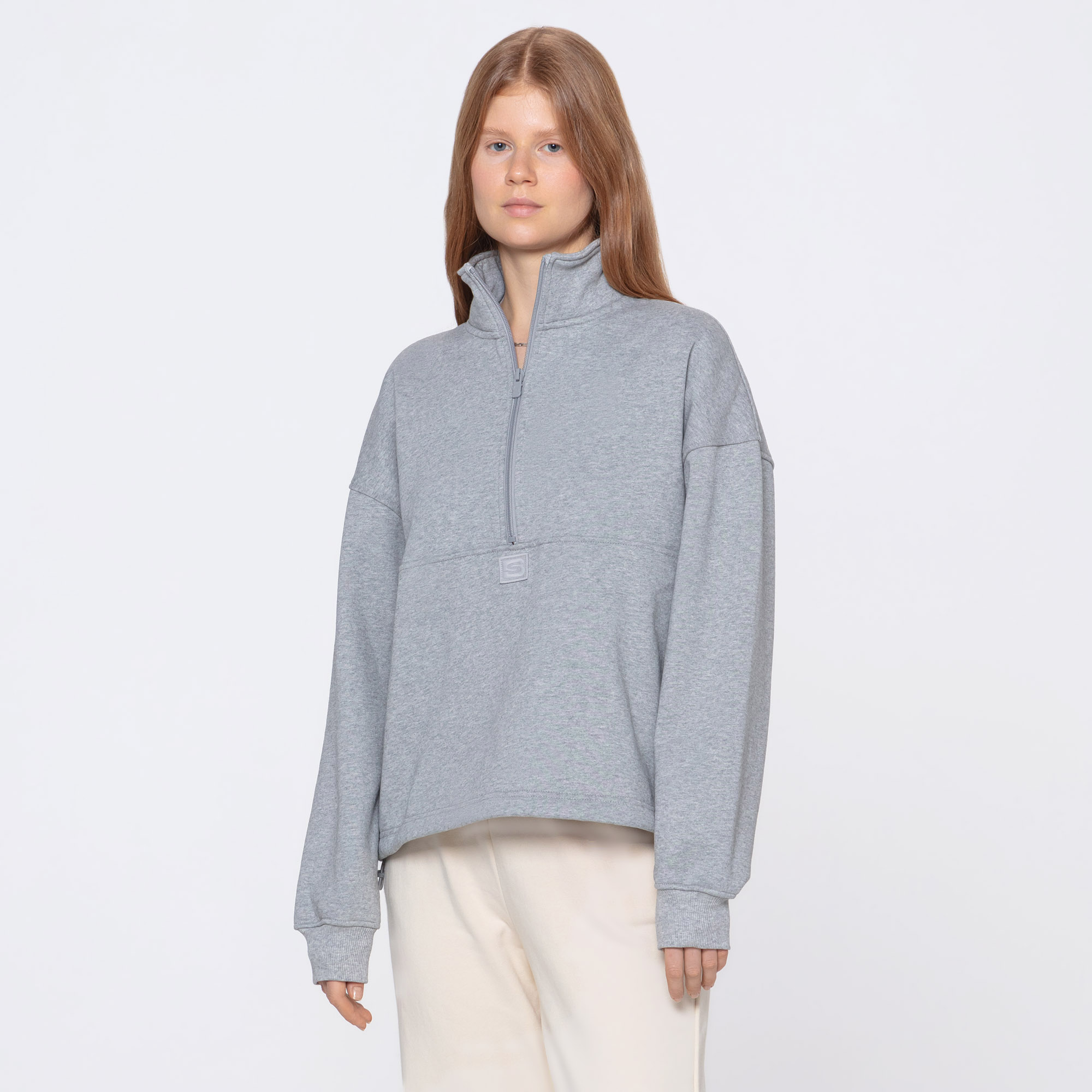 Женская толстовка Street Beat Half Zip Crew Fleece STREETBEAT SBW-CRWHZ0001-063-S