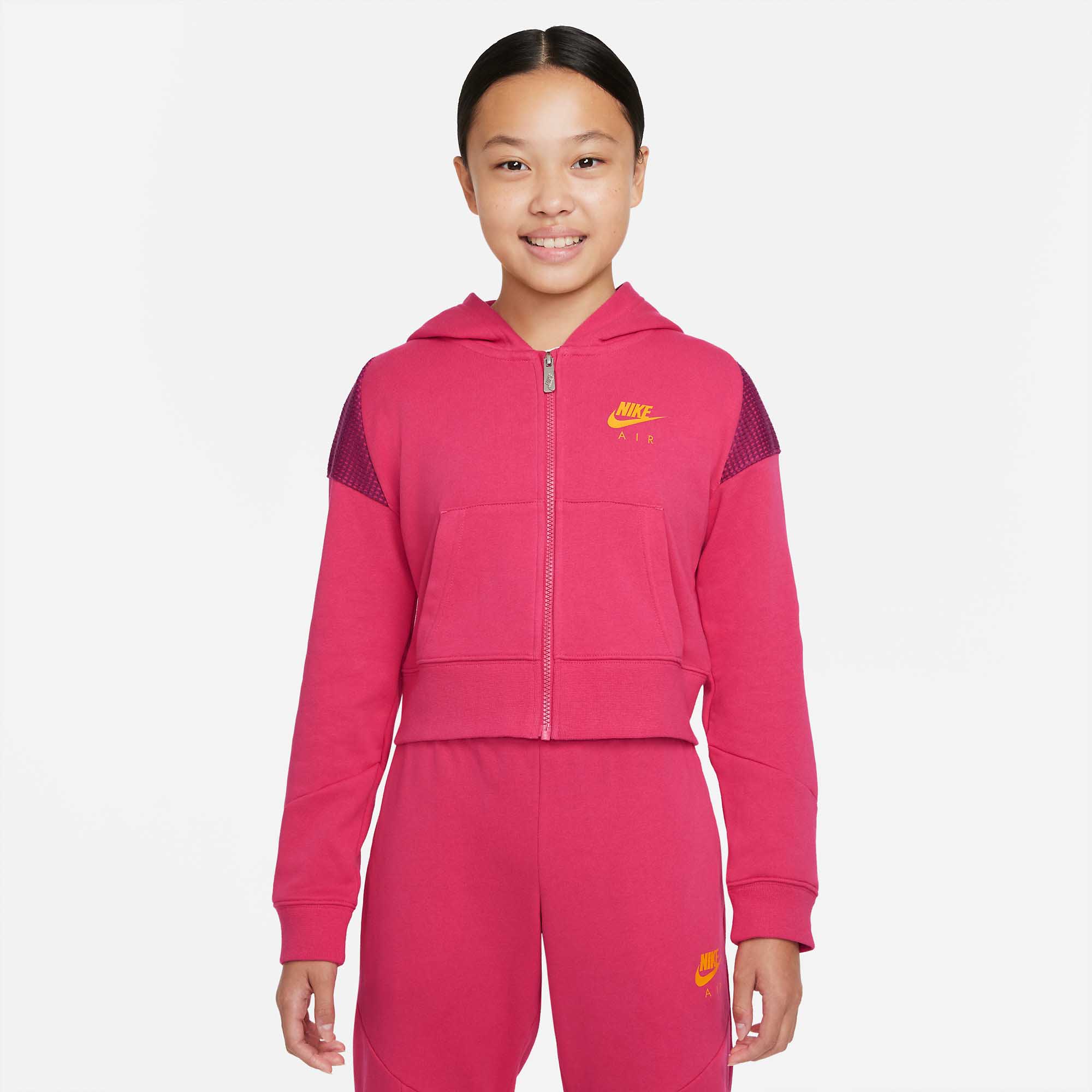 Подростковая толстовка Nike Sportswear Air Full-Zip Hoodie DM8386-666-XS