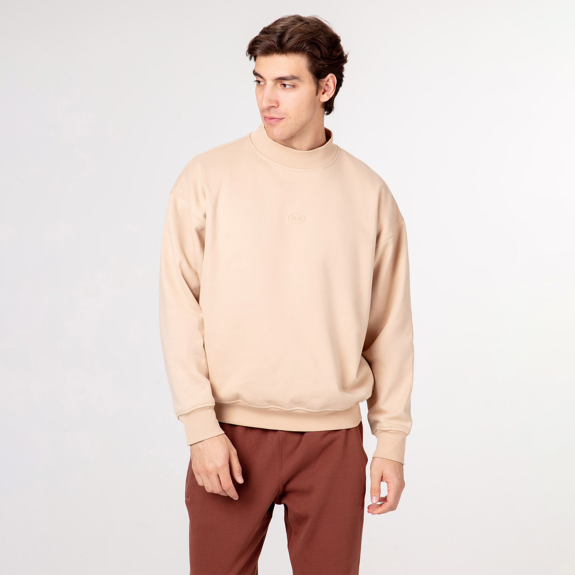 Мужской свитшот Street Beat Hight Neck Crew Fleece STREETBEAT SBM-CRW0001-230-S