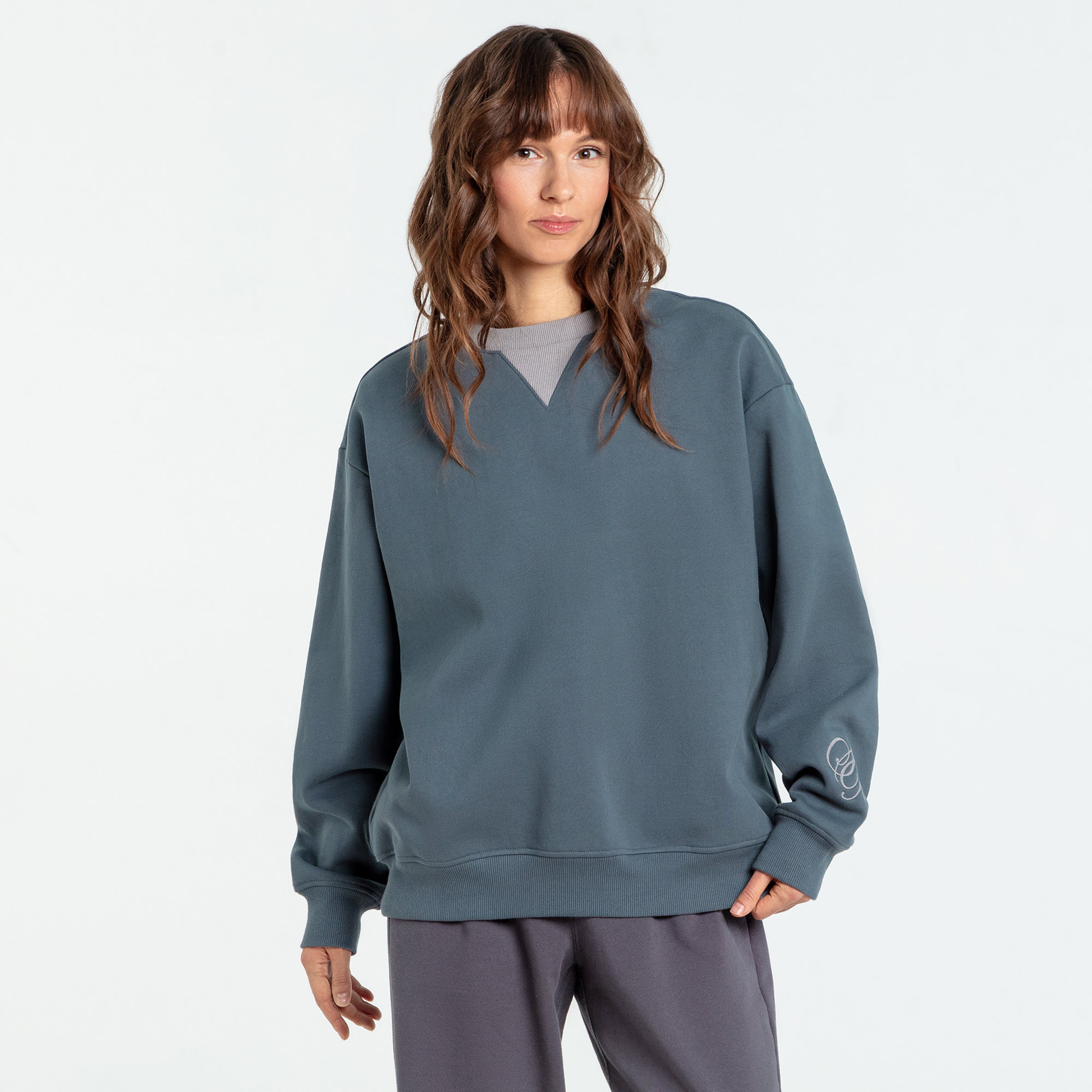 Женский свитшот Oversize Crew Fleece STREETBEAT SBW-CRW0023-092-M